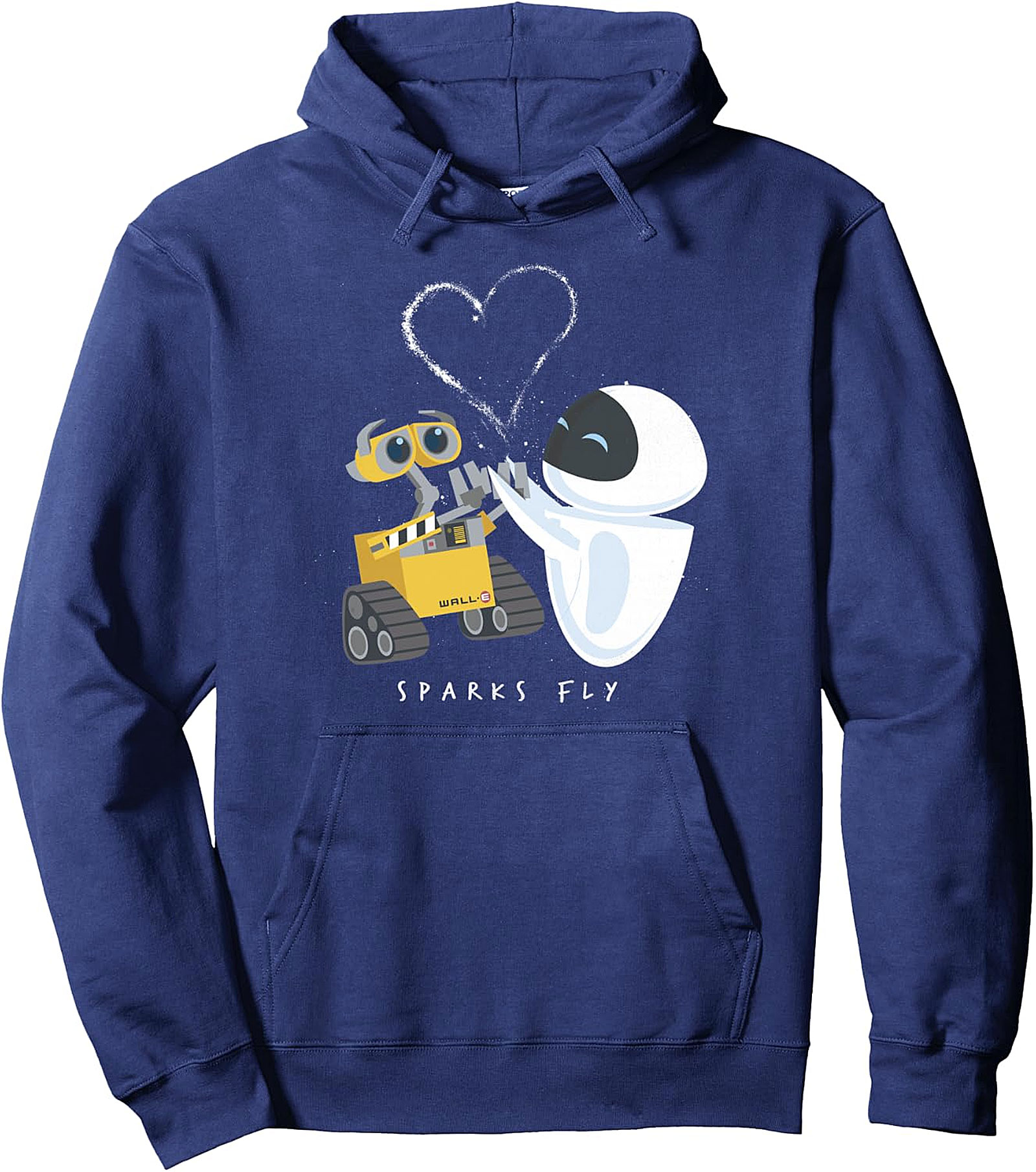  Wall-E & Eve Sparks Fly Hoodie | Cozy Disney Pullover