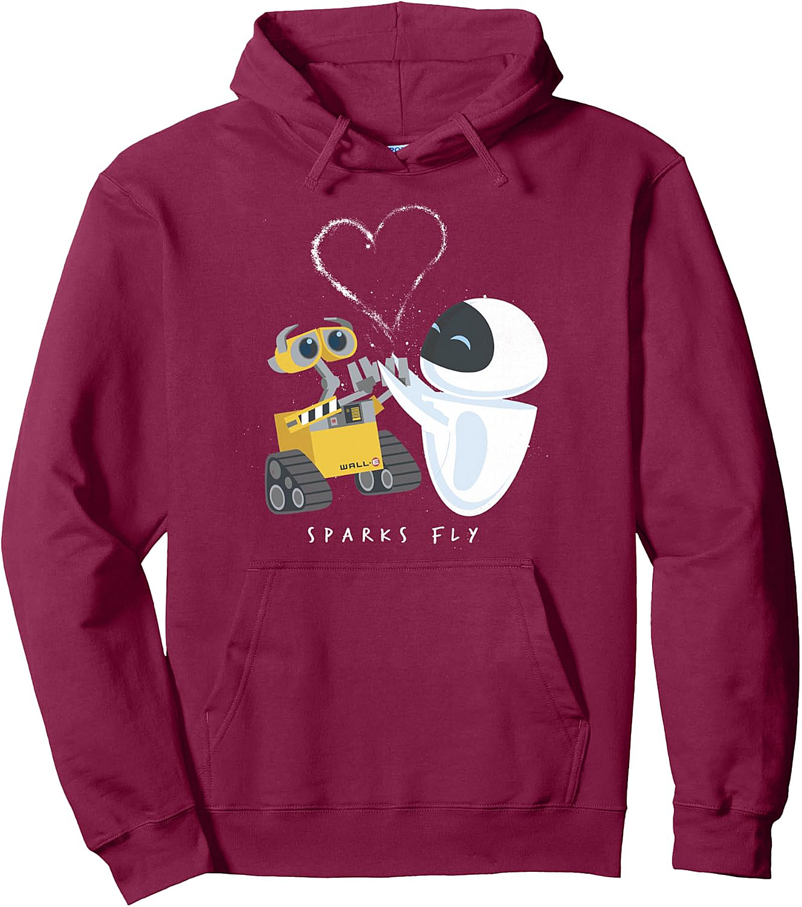  Wall-E & Eve Sparks Fly Hoodie | Cozy Disney Pullover