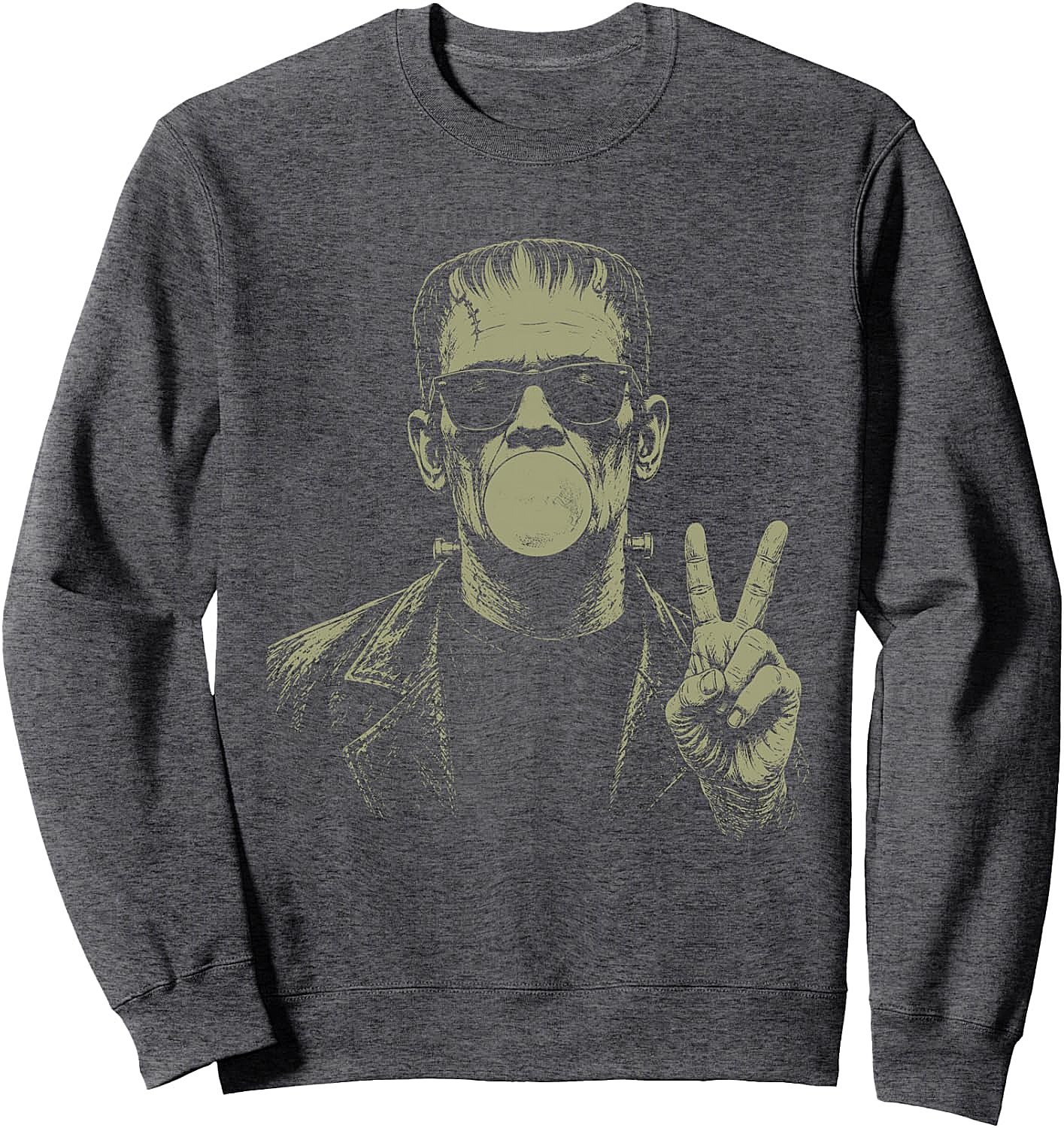  Frankenstein Bubblegum Sunglasses Sweatshirt Vintage 90s