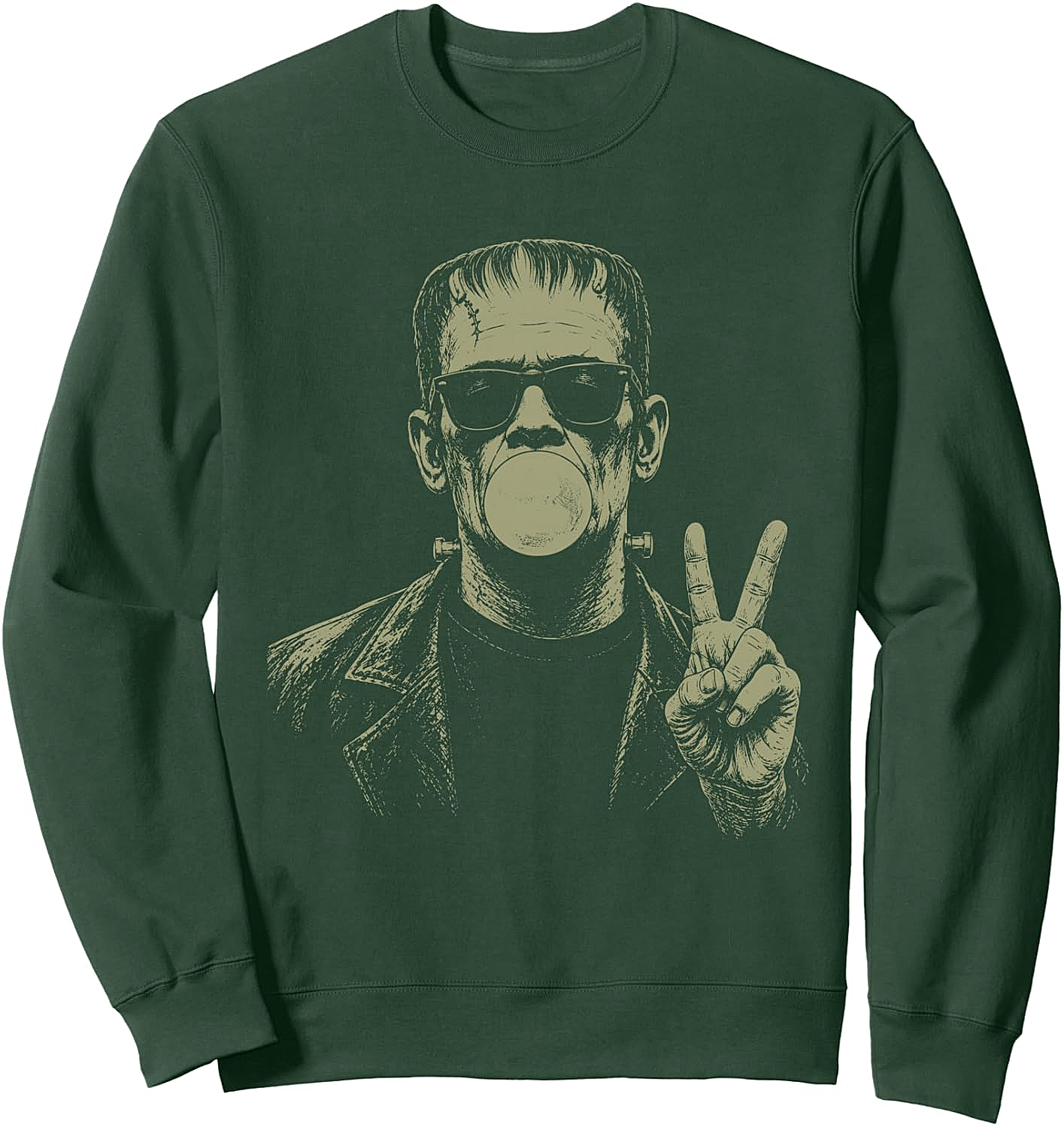  Frankenstein Bubblegum Sunglasses Sweatshirt Vintage 90s