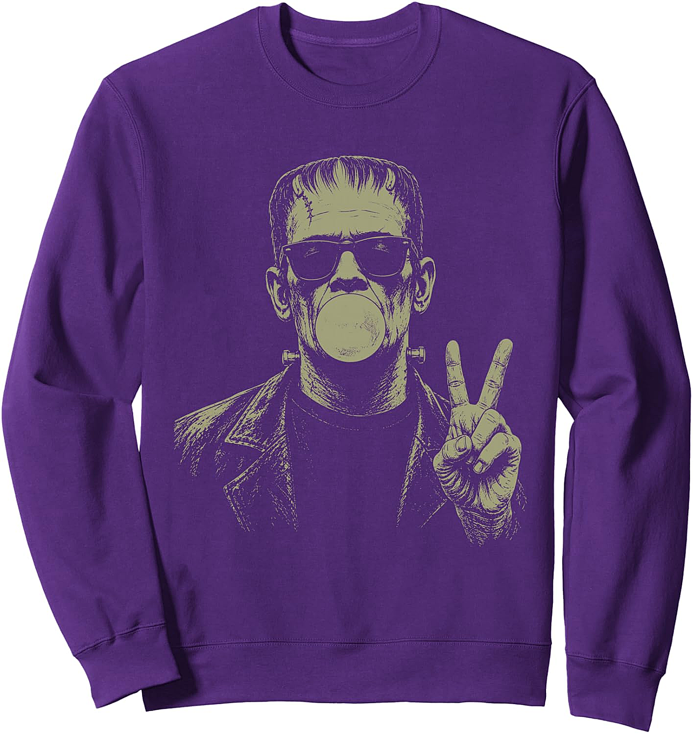  Frankenstein Bubblegum Sunglasses Sweatshirt Vintage 90s