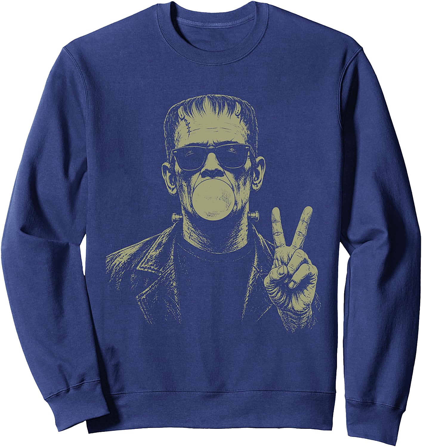  Frankenstein Bubblegum Sunglasses Sweatshirt Vintage 90s