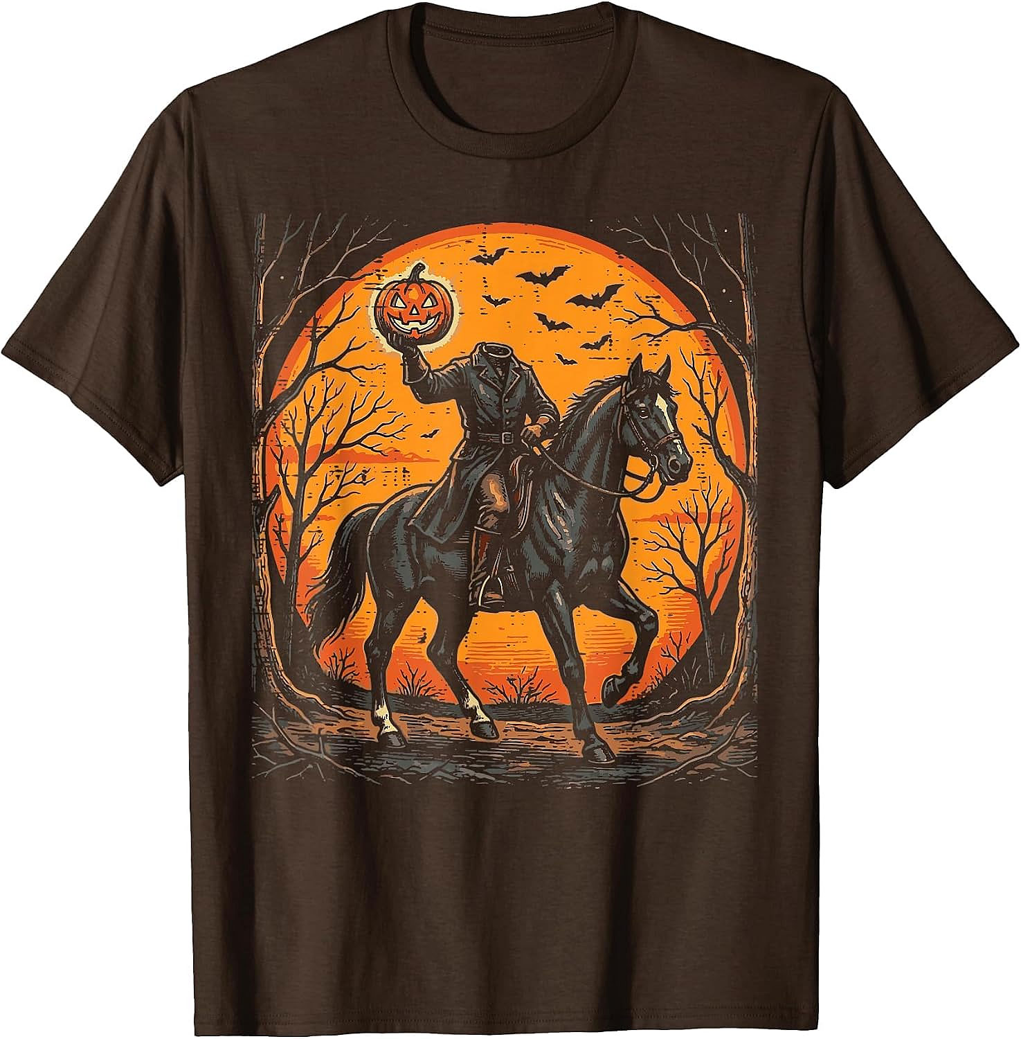 Headless Horseman Halloween T-Shirt | Spooky Graphic Tee