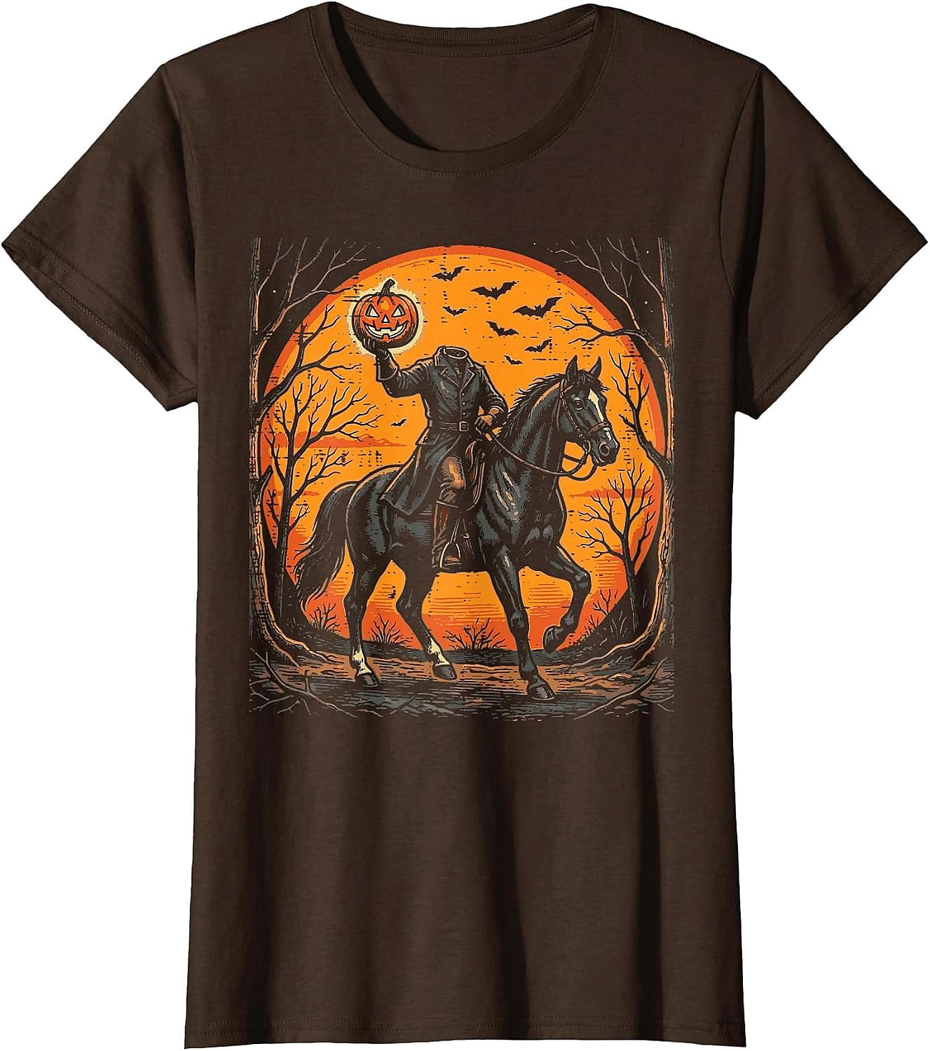 Headless Horseman Halloween T-Shirt | Spooky Graphic Tee