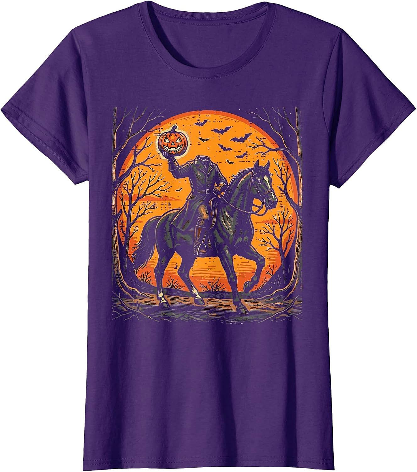 Headless Horseman Halloween T-Shirt | Spooky Graphic Tee