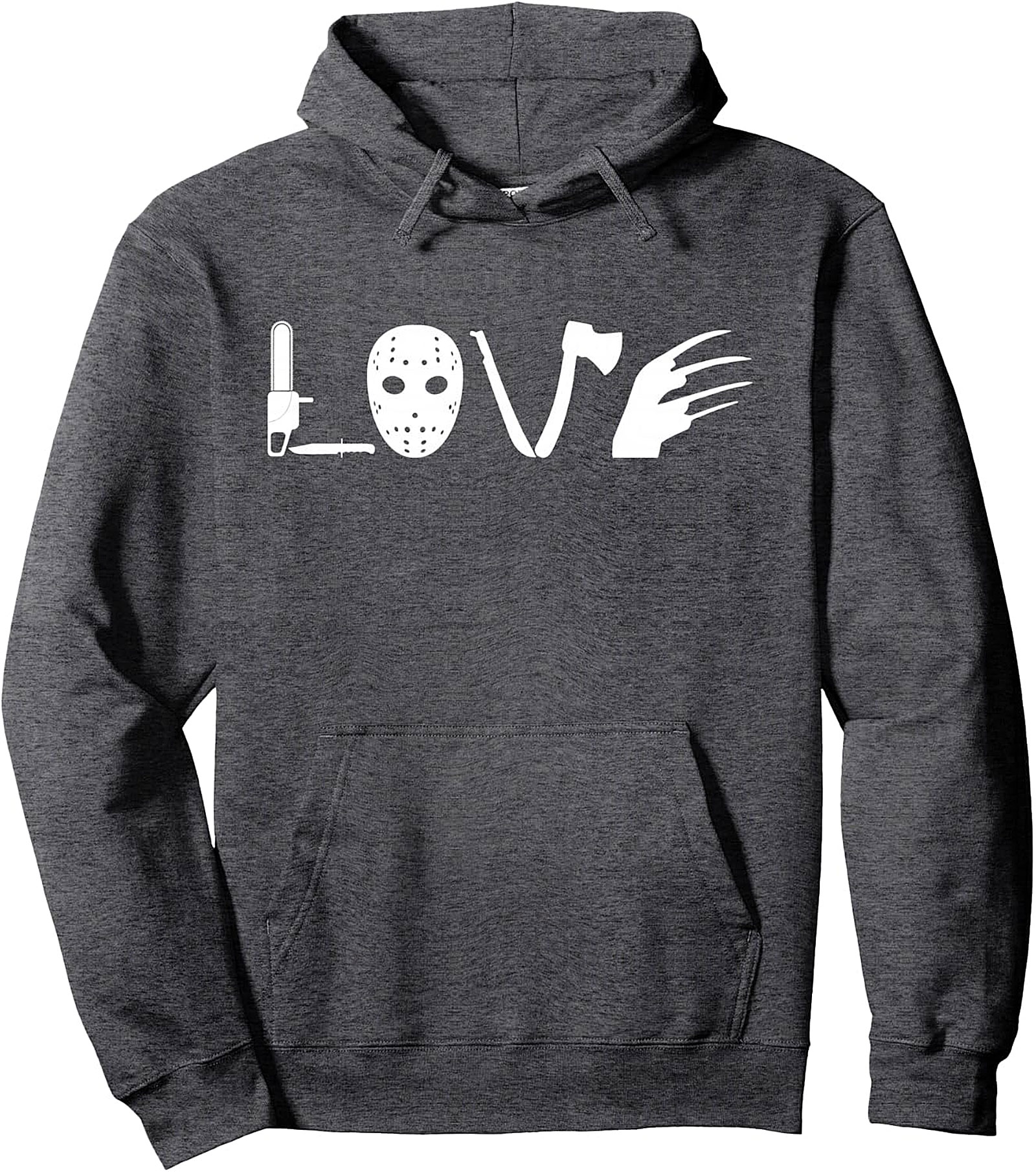  I Love Horror Movies Hoodie - Scary Movie Pullover
