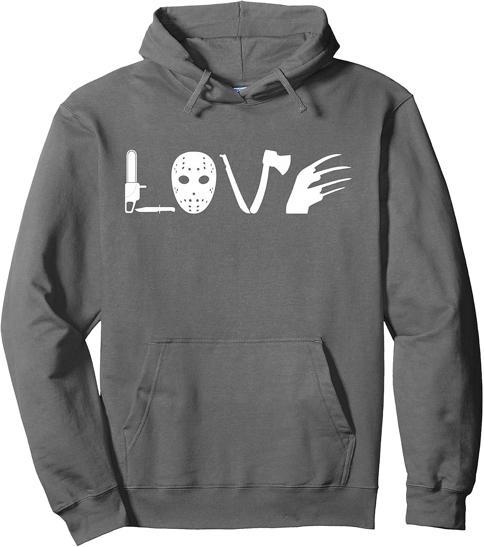  I Love Horror Movies Hoodie - Scary Movie Pullover