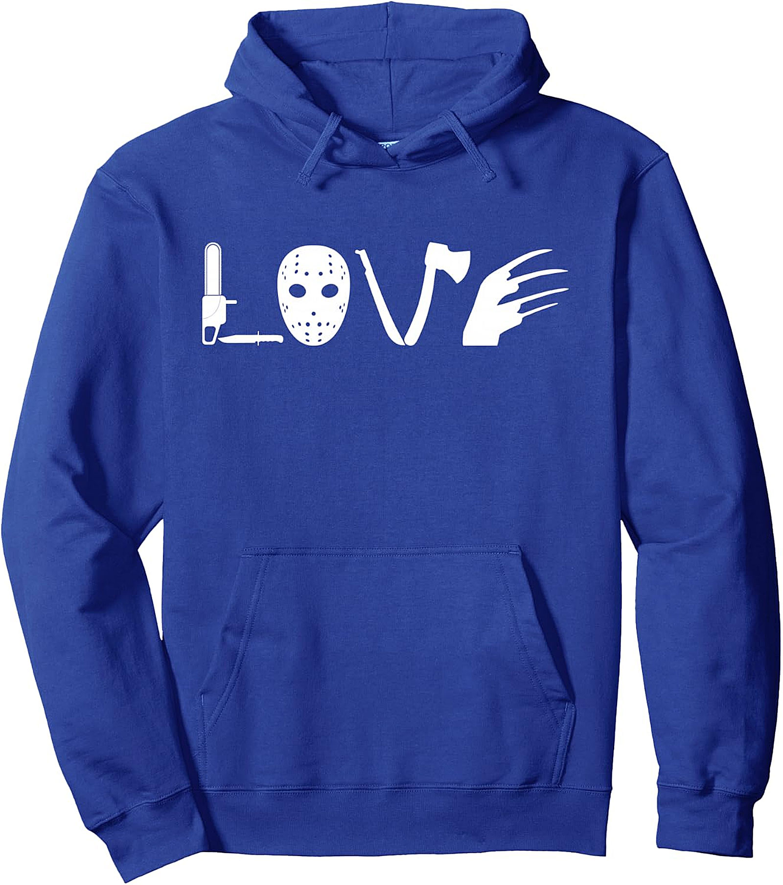  I Love Horror Movies Hoodie - Scary Movie Pullover