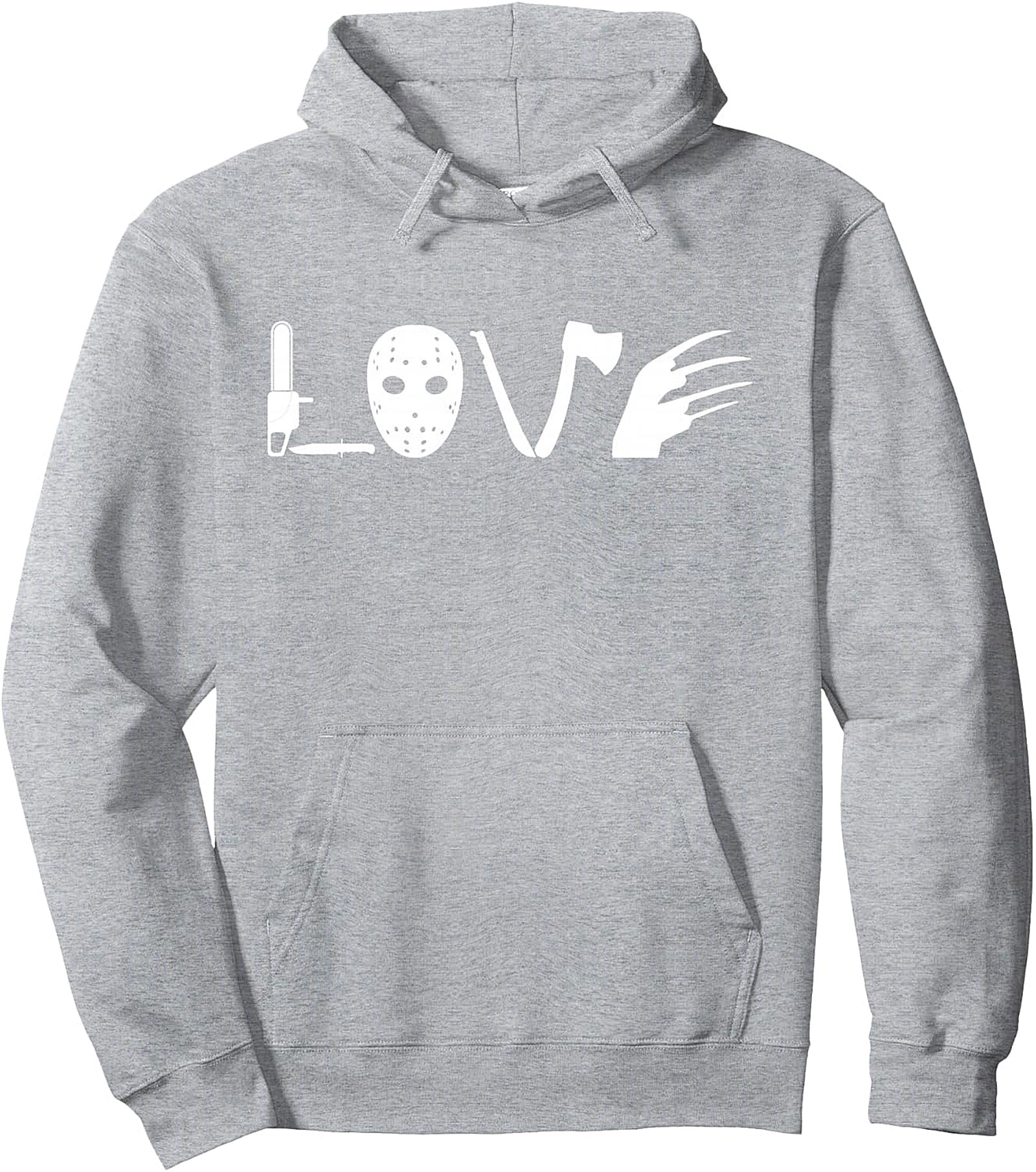  I Love Horror Movies Hoodie - Scary Movie Pullover