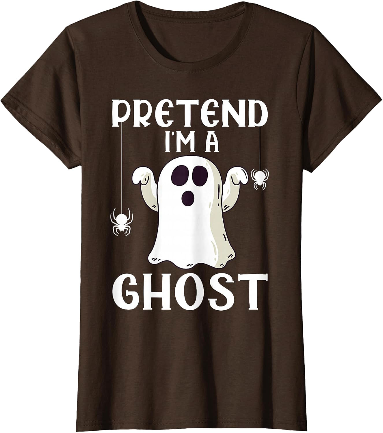 Pretend I'm A Ghost T-Shirt | Funny Halloween Costume Tee