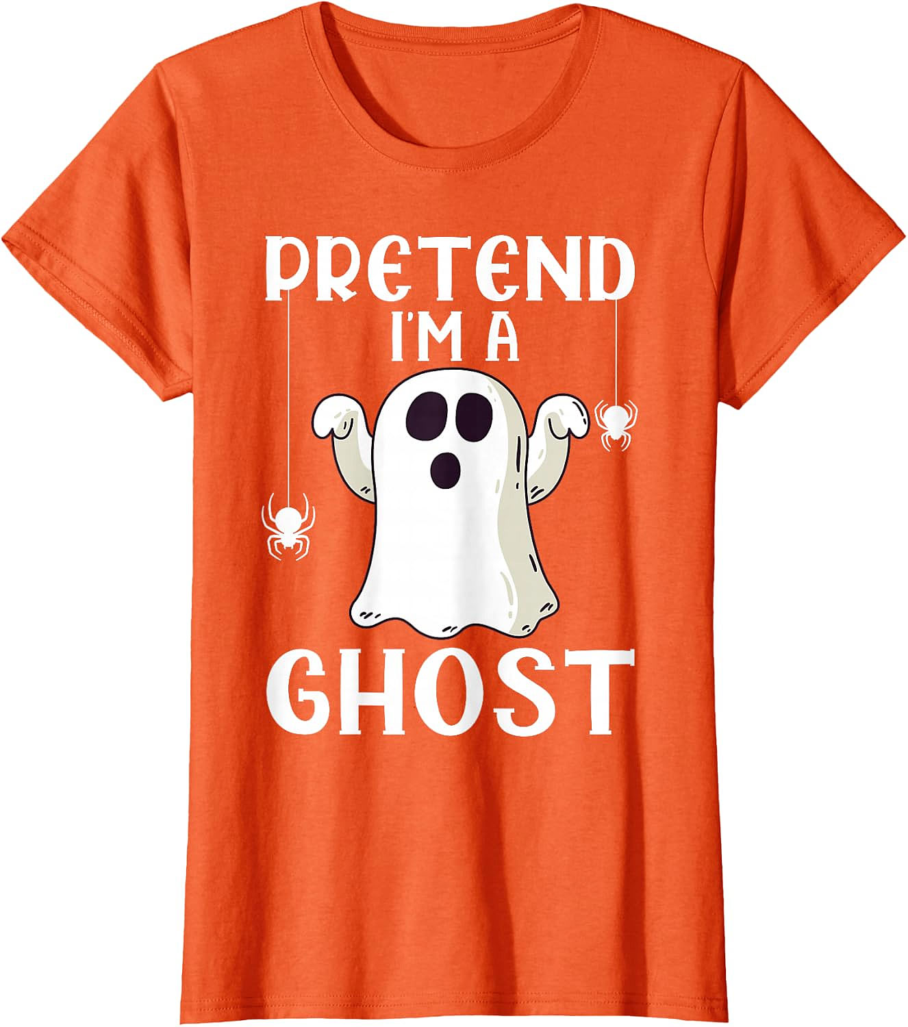 Pretend I'm A Ghost T-Shirt | Funny Halloween Costume Tee