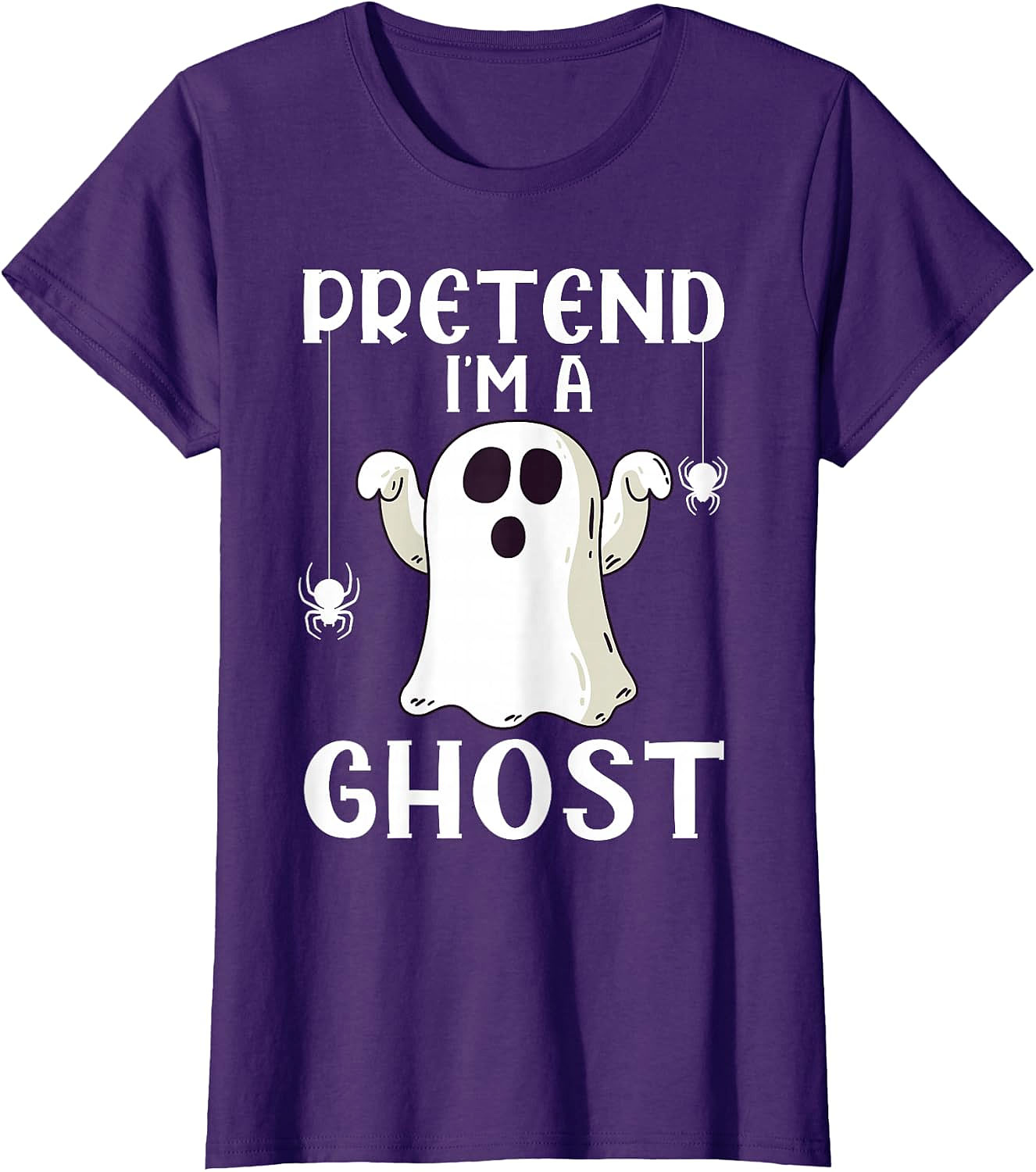 Pretend I'm A Ghost T-Shirt | Funny Halloween Costume Tee