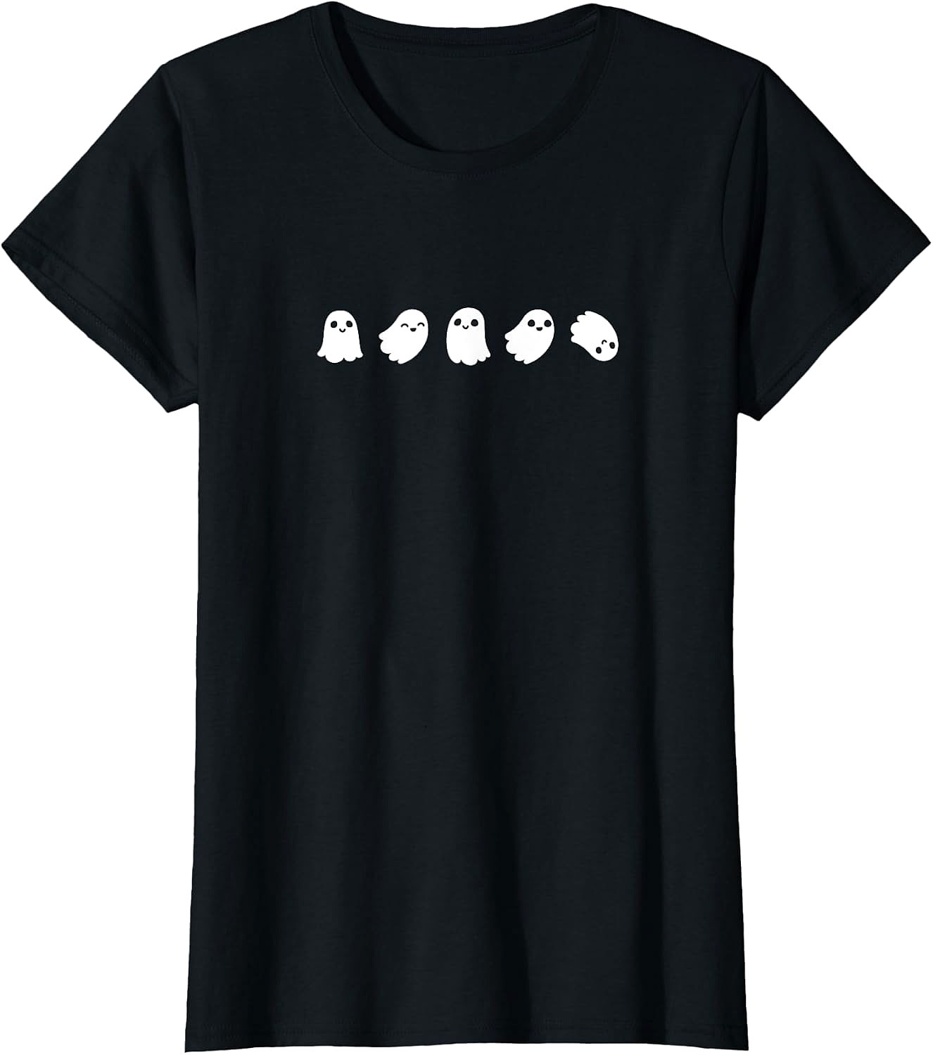 Cute Kawaii Ghosts T-Shirt | Spooky Halloween Tee