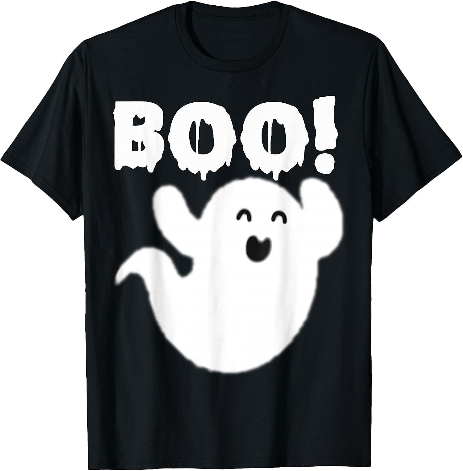 Cute Ghost Boo Halloween T-Shirt | Funny Spooky Tee