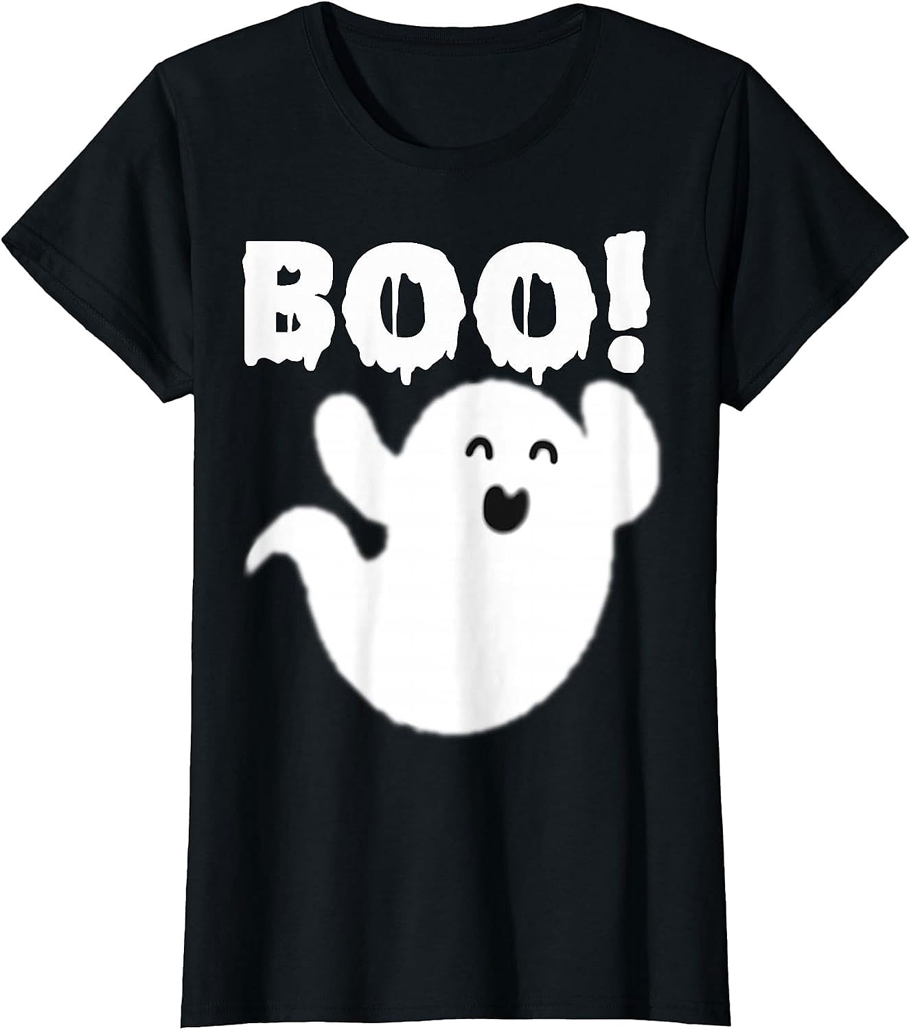 Cute Ghost Boo Halloween T-Shirt | Funny Spooky Tee