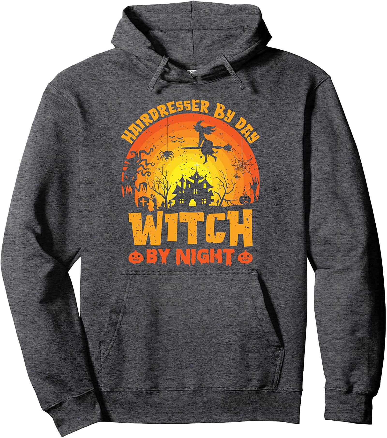 Hairdresser By Day Witch By Night Halloween Hoodie