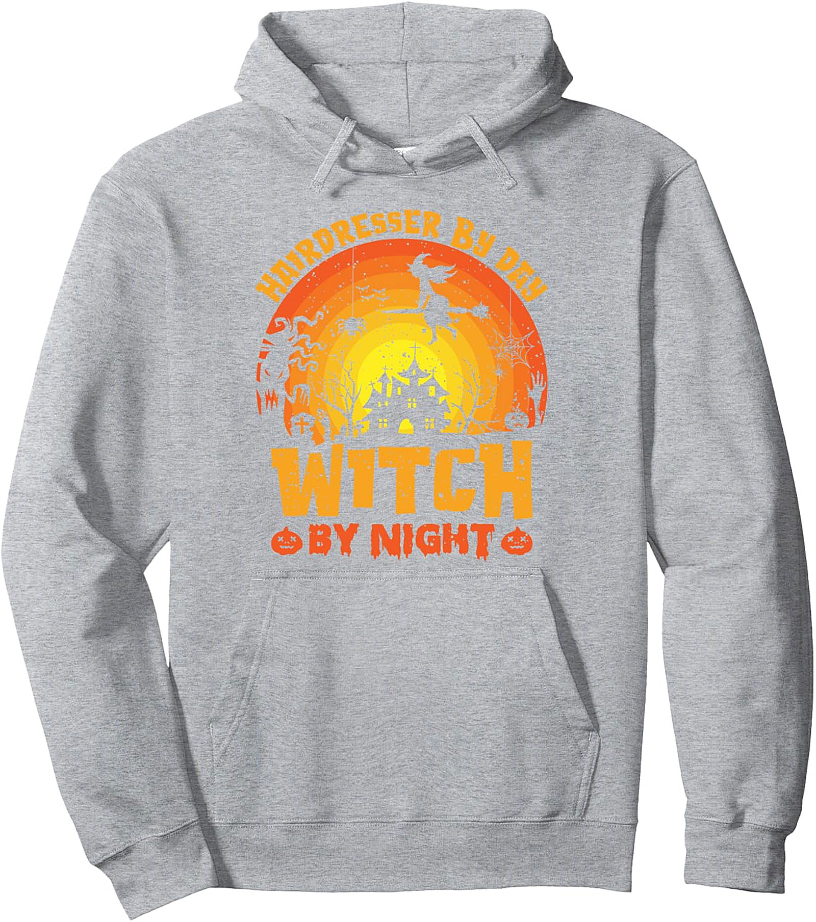 Hairdresser By Day Witch By Night Halloween Hoodie