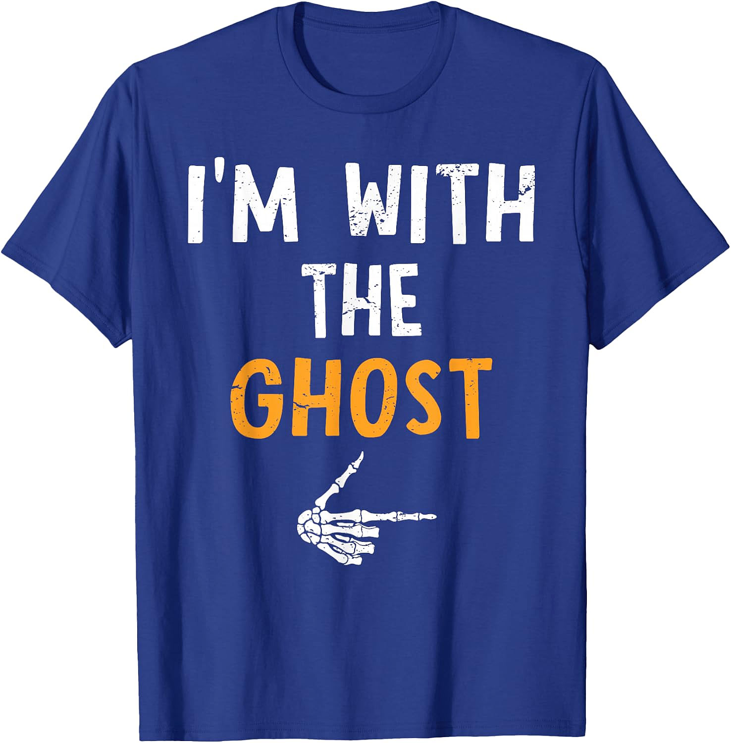 I'm with The Ghost T-Shirt | Funny Halloween Couples Tee