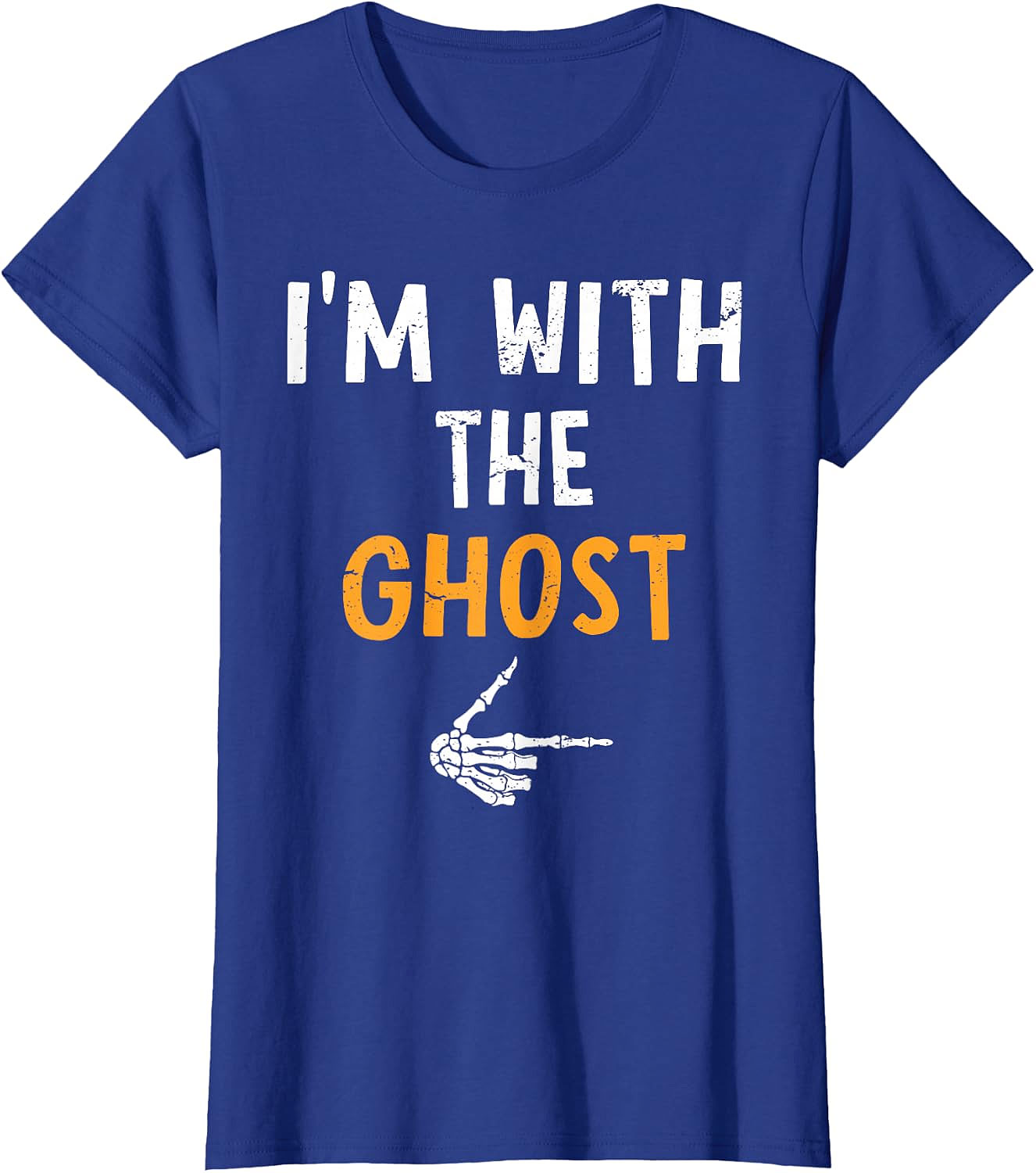 I'm with The Ghost T-Shirt | Funny Halloween Couples Tee