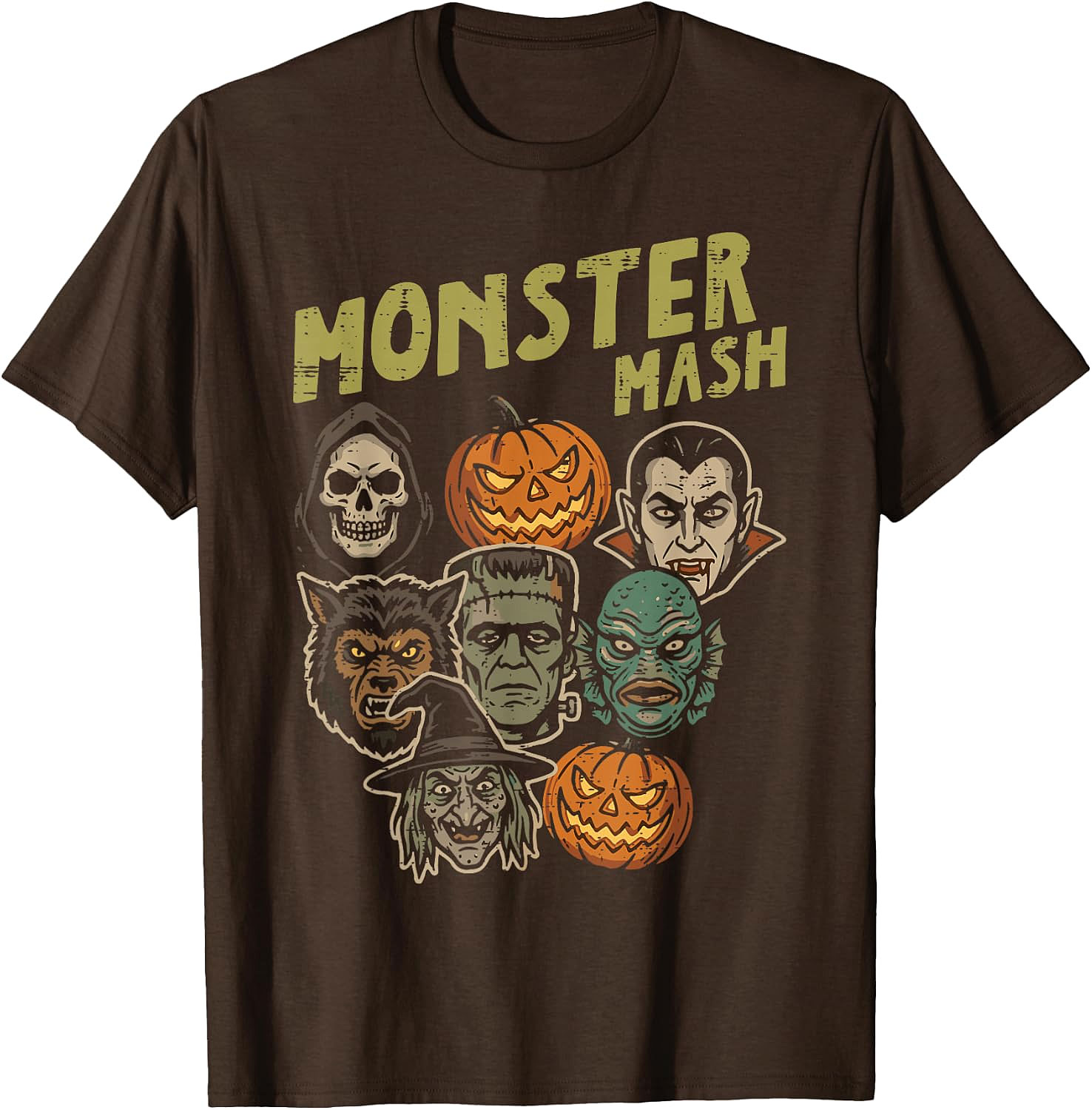 Monster Mash Halloween T-Shirt | Vintage Horror Tee