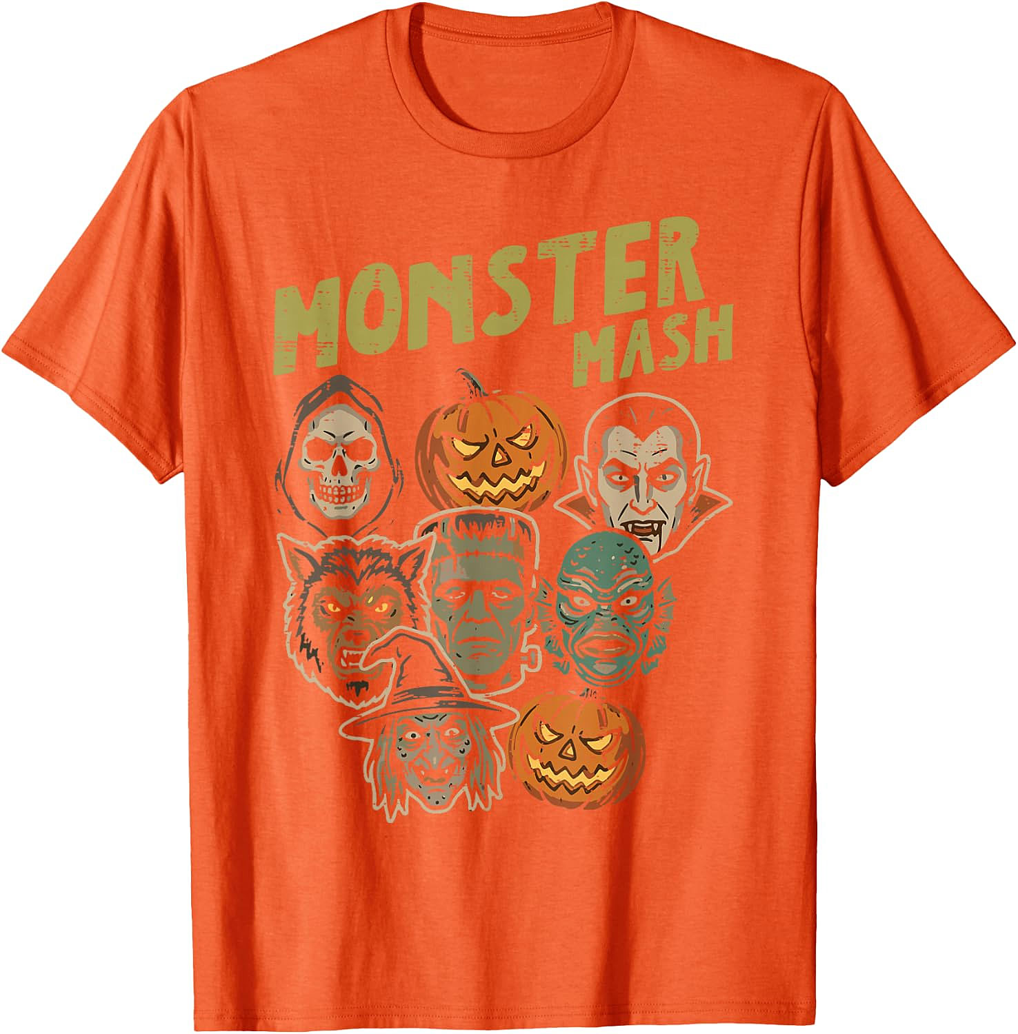 Monster Mash Halloween T-Shirt | Vintage Horror Tee
