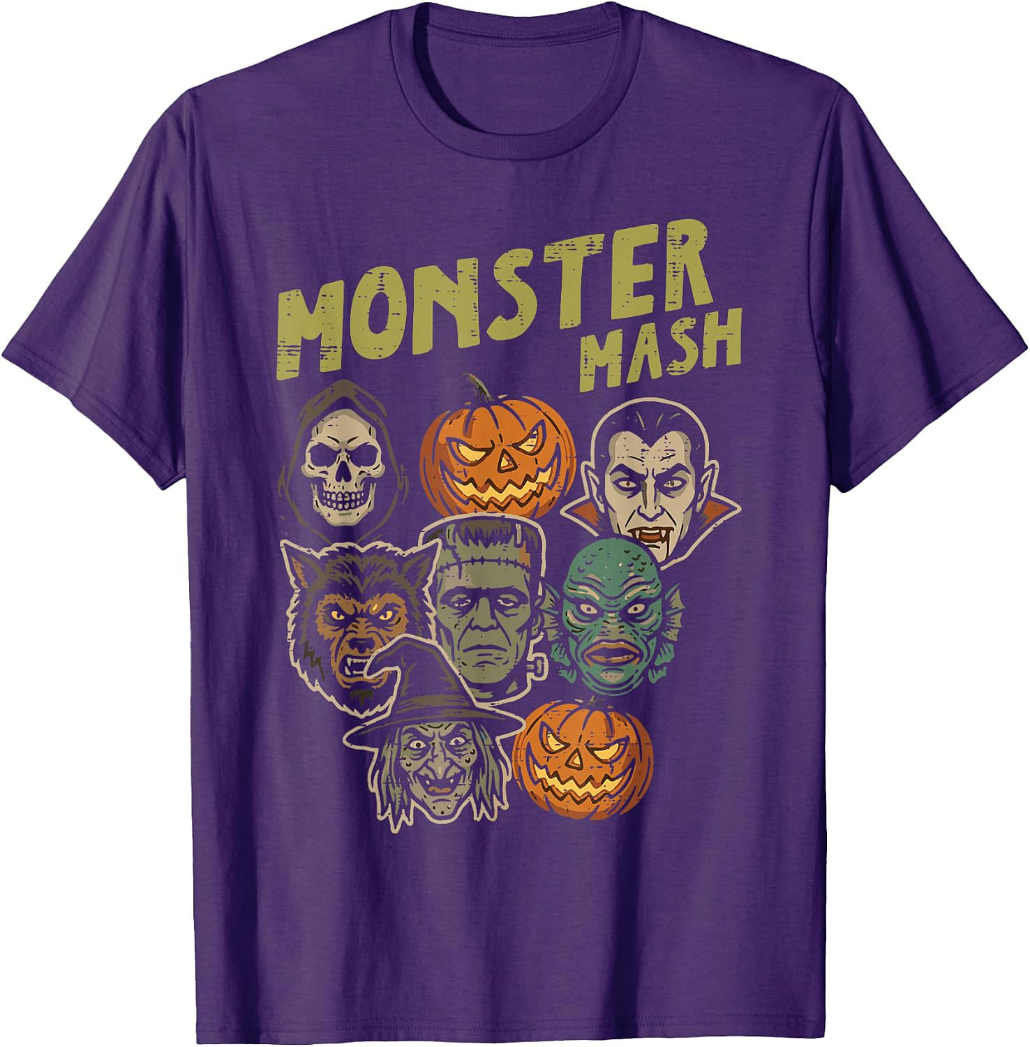 Monster Mash Halloween T-Shirt | Vintage Horror Tee