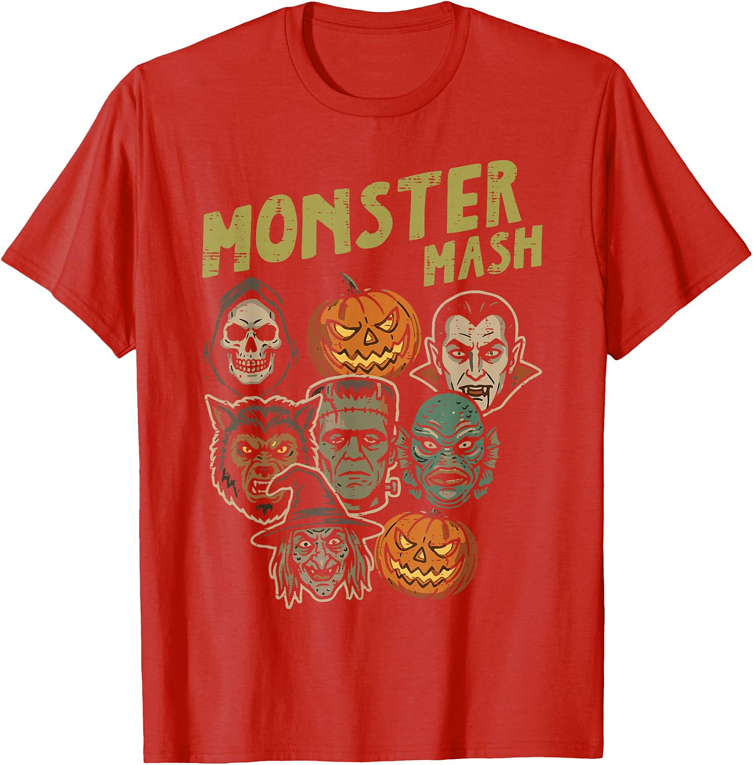 Monster Mash Halloween T-Shirt | Vintage Horror Tee