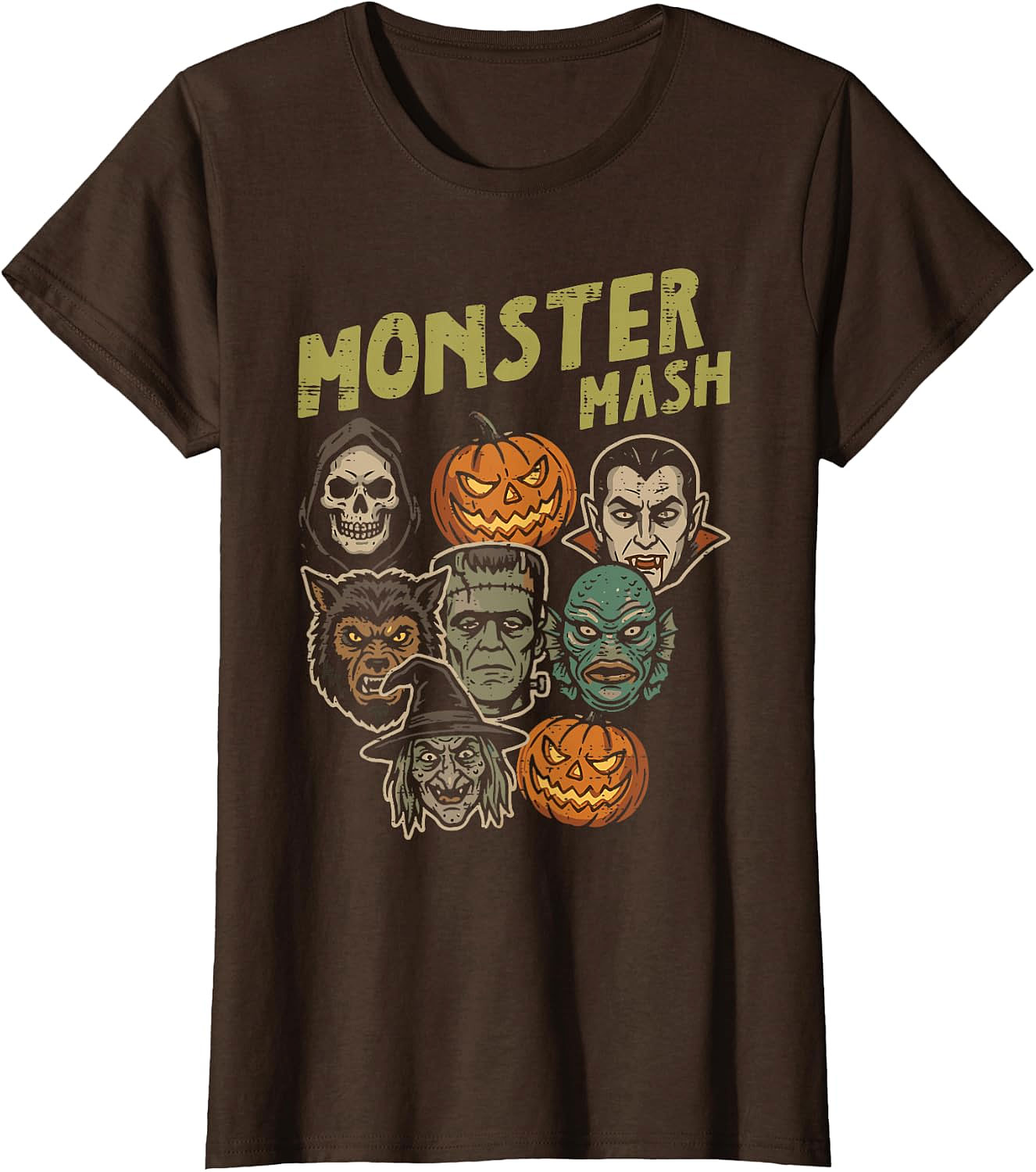 Monster Mash Halloween T-Shirt | Vintage Horror Tee