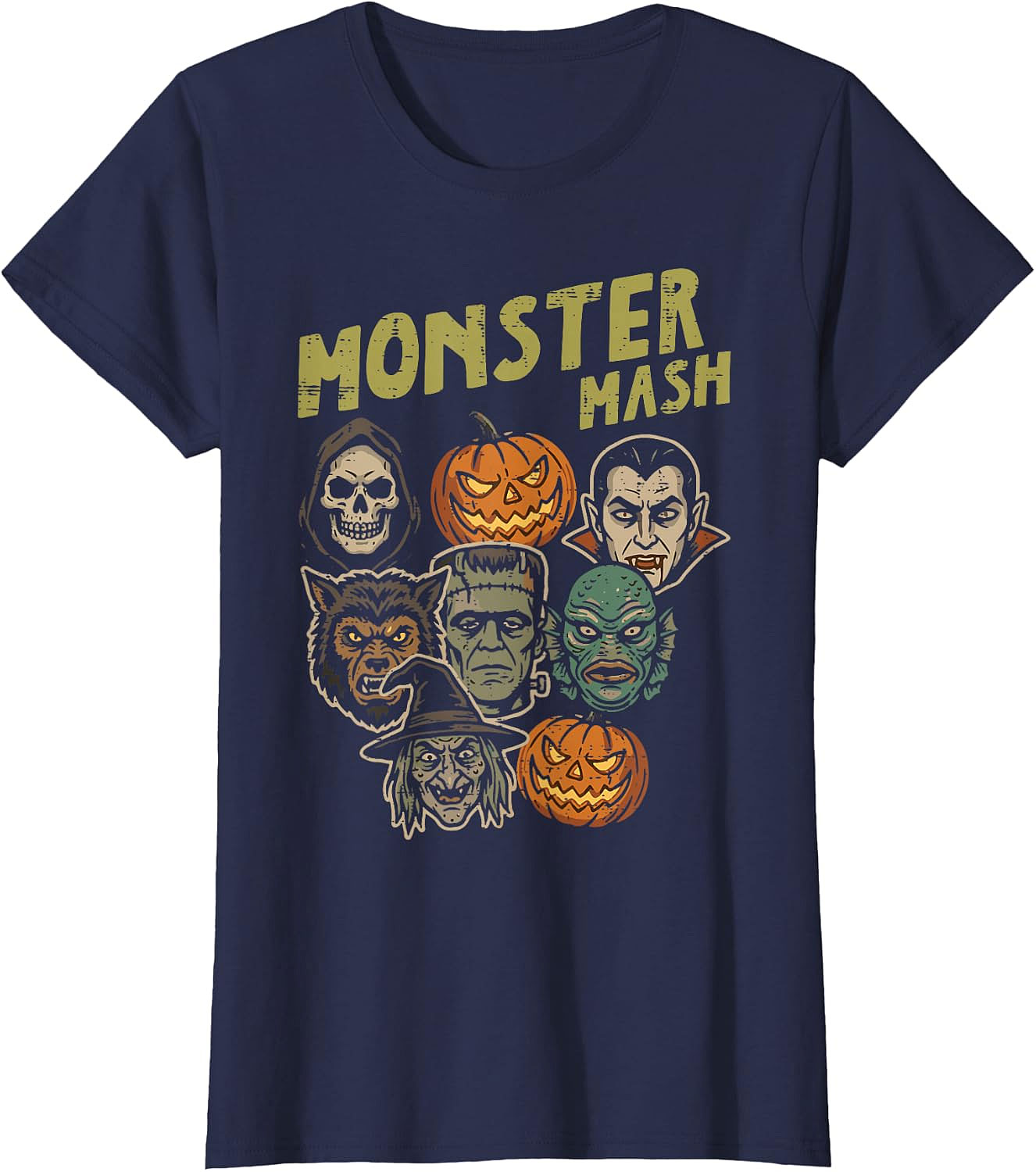 Monster Mash Halloween T-Shirt | Vintage Horror Tee