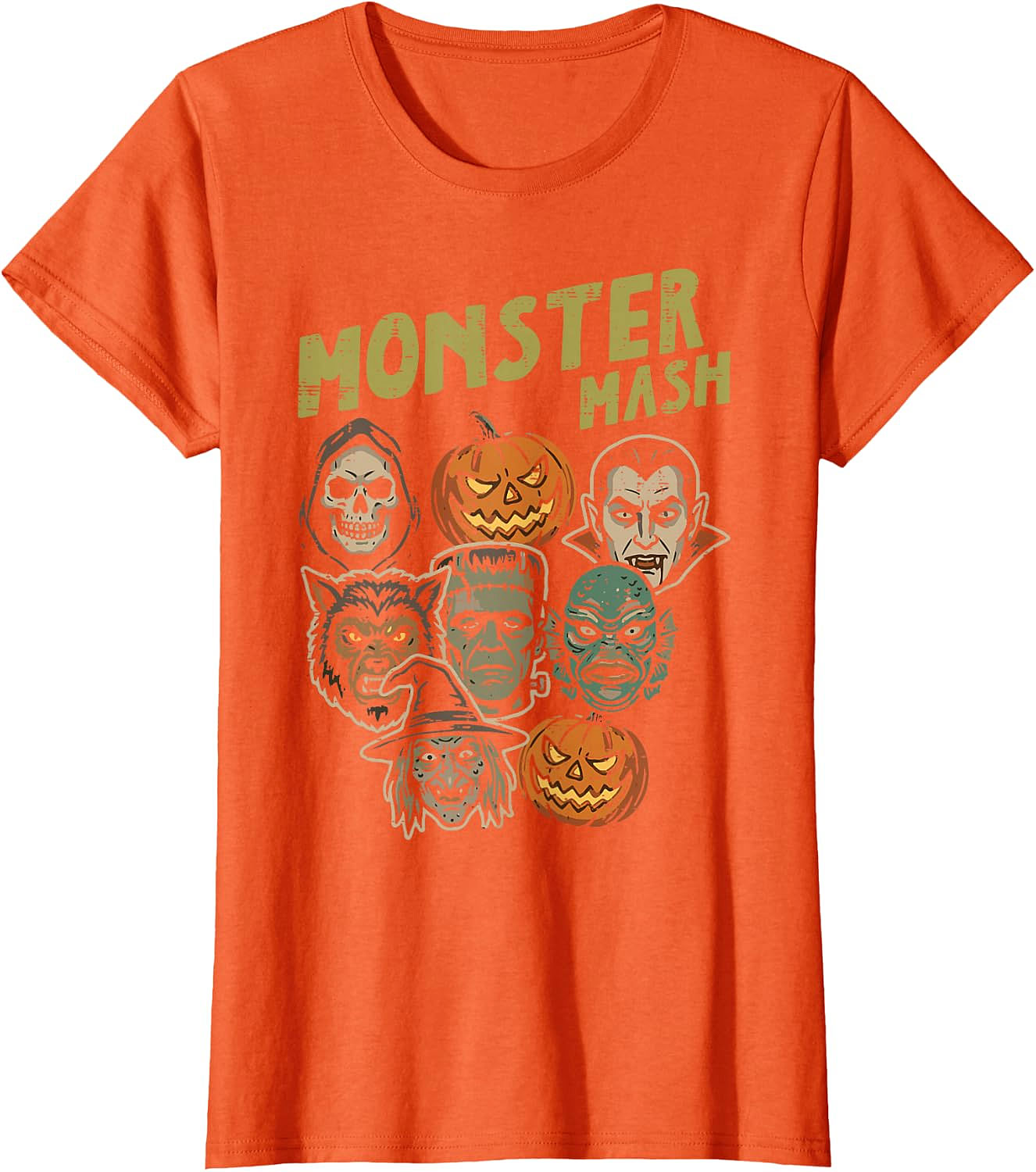 Monster Mash Halloween T-Shirt | Vintage Horror Tee