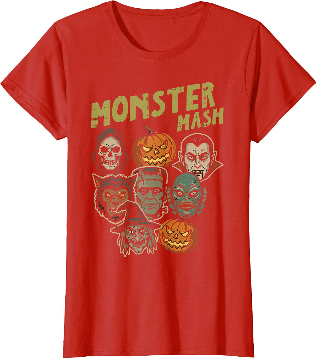 Monster Mash Halloween T-Shirt | Vintage Horror Tee