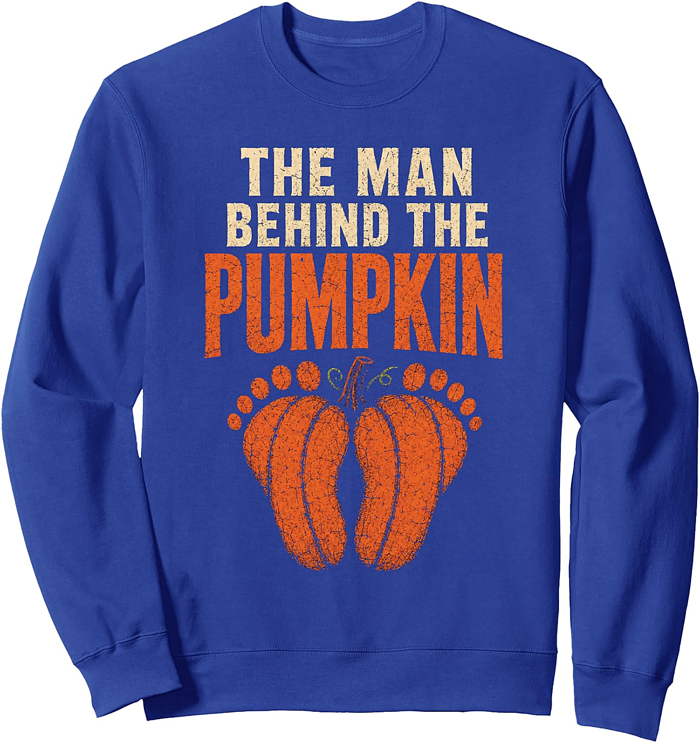 Halloween Dad To Be Man Behind The Pumpkin Sweatshirt