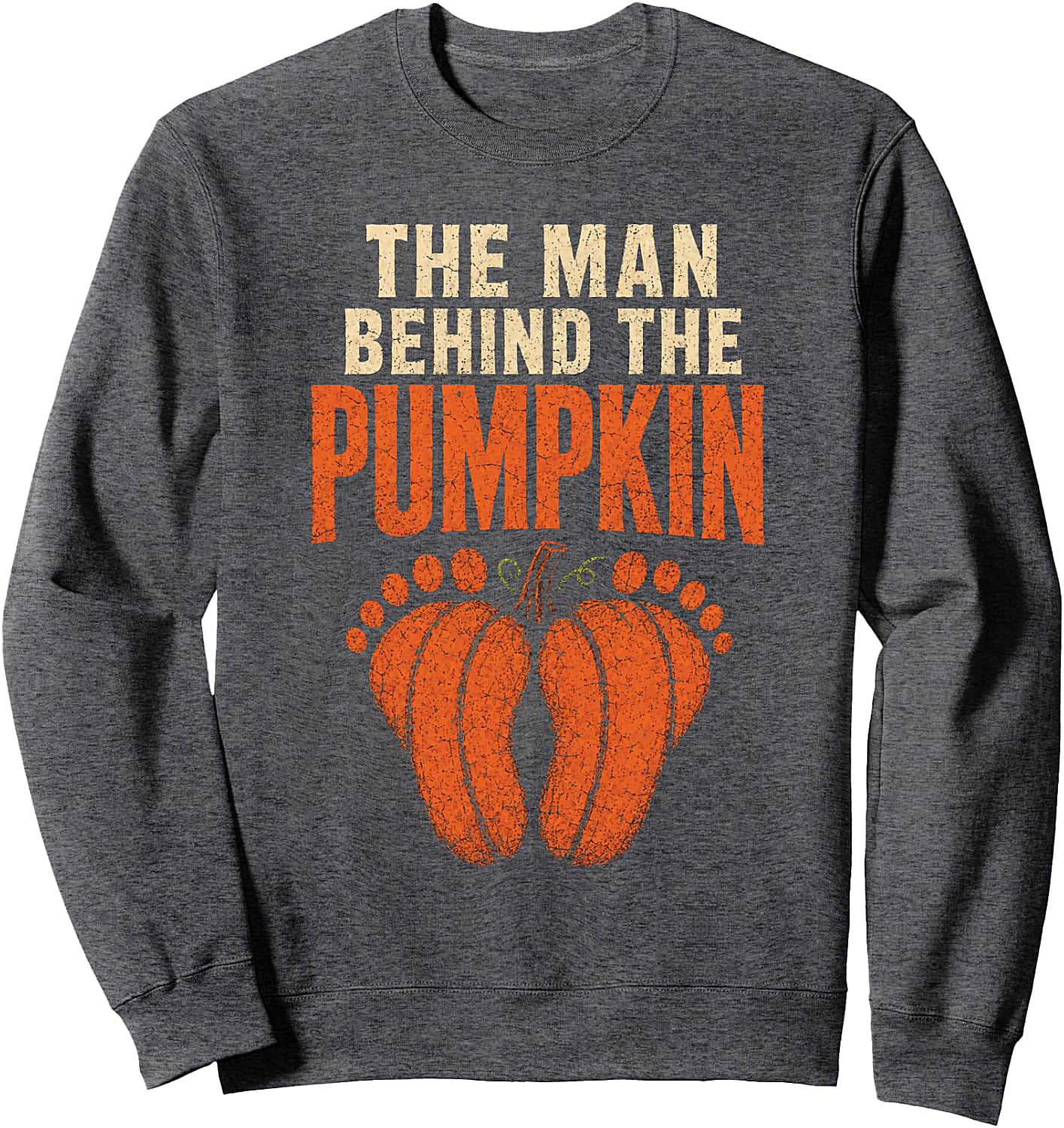 Halloween Dad To Be Man Behind The Pumpkin Sweatshirt