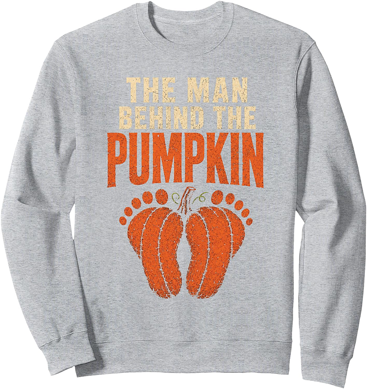 Halloween Dad To Be Man Behind The Pumpkin Sweatshirt