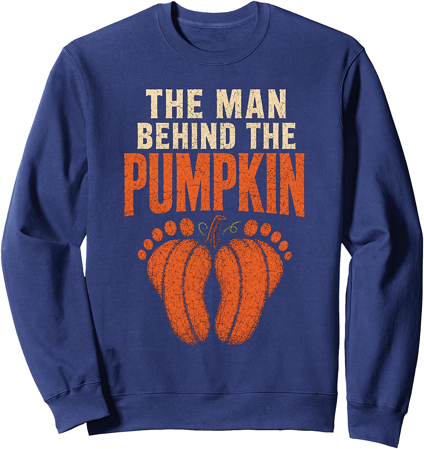 Halloween Dad To Be Man Behind The Pumpkin Sweatshirt