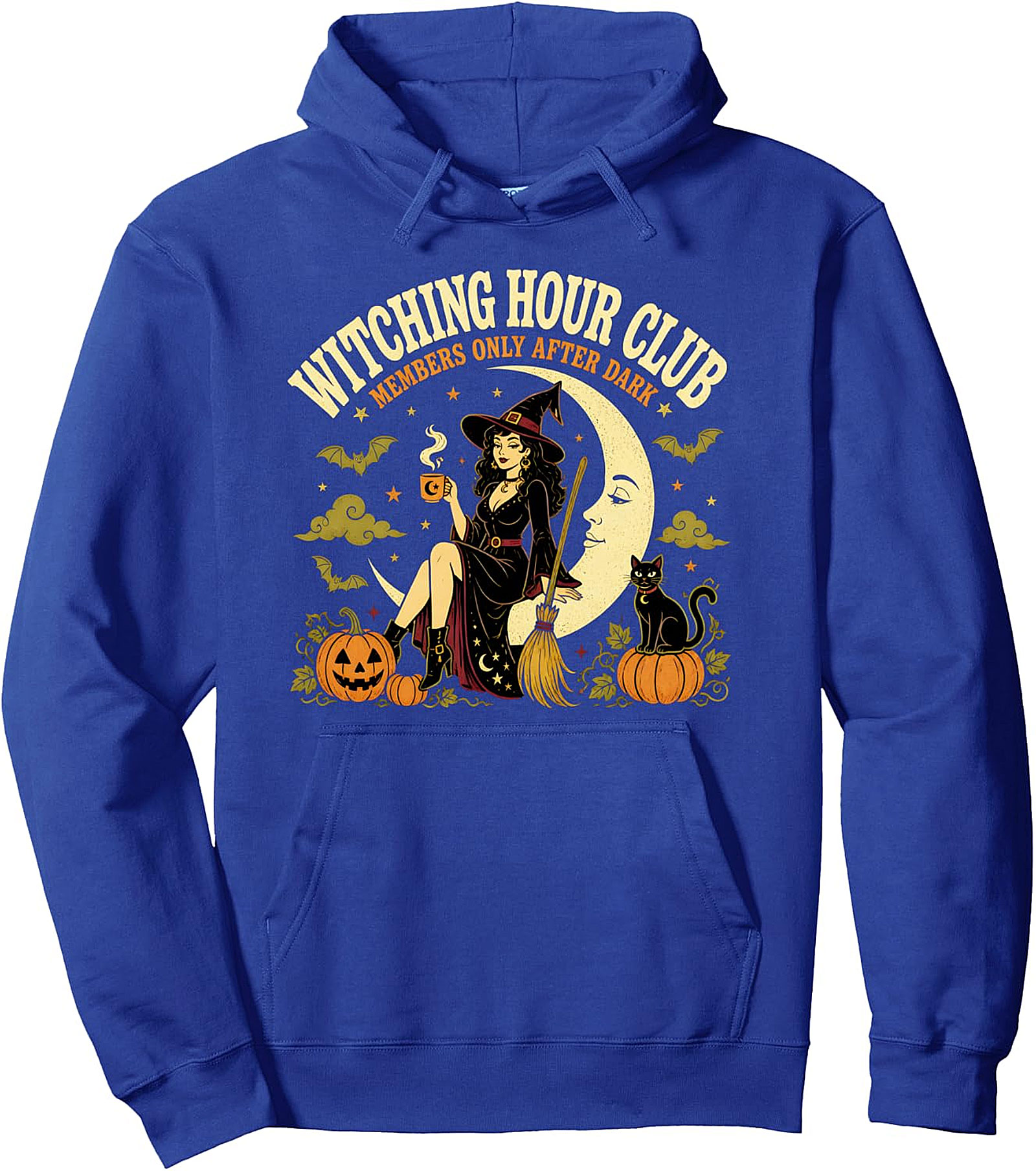 Witching Hour Club Cute Witch Hoodie | Spooky Halloween Pullover