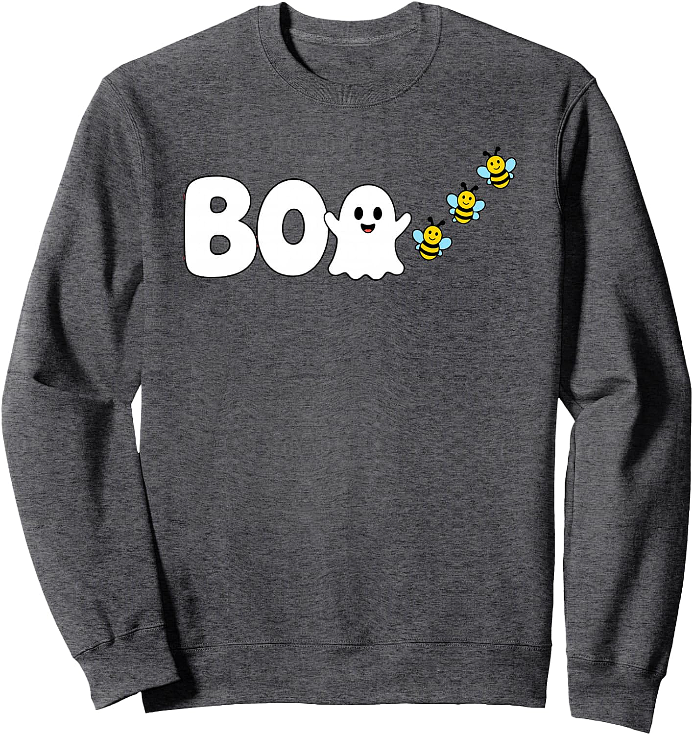 Funny Boo Bees Sweatshirt Halloween Ghost Bees Top