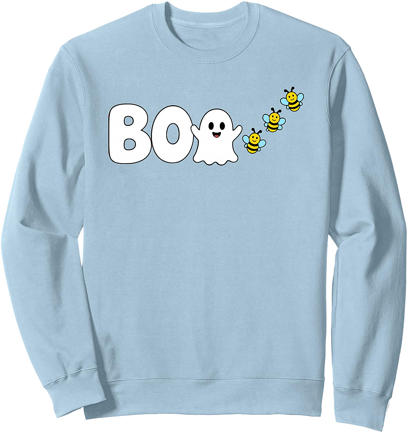 Funny Boo Bees Sweatshirt Halloween Ghost Bees Top