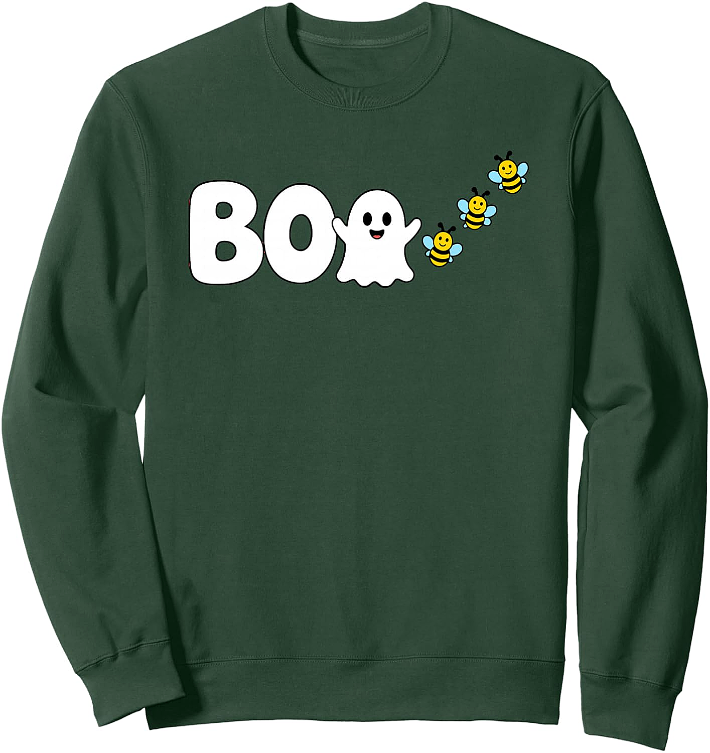 Funny Boo Bees Sweatshirt Halloween Ghost Bees Top