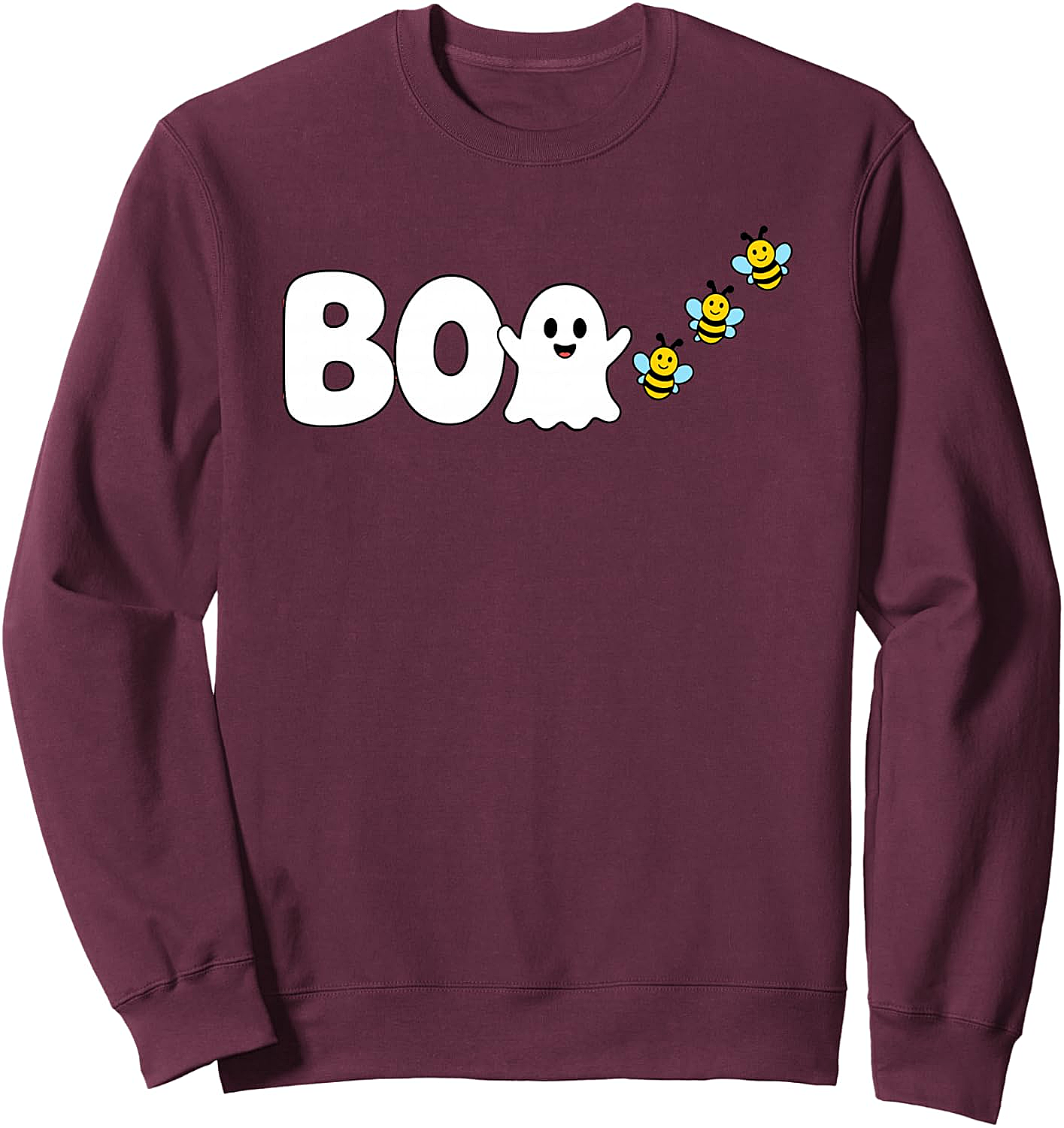 Funny Boo Bees Sweatshirt Halloween Ghost Bees Top