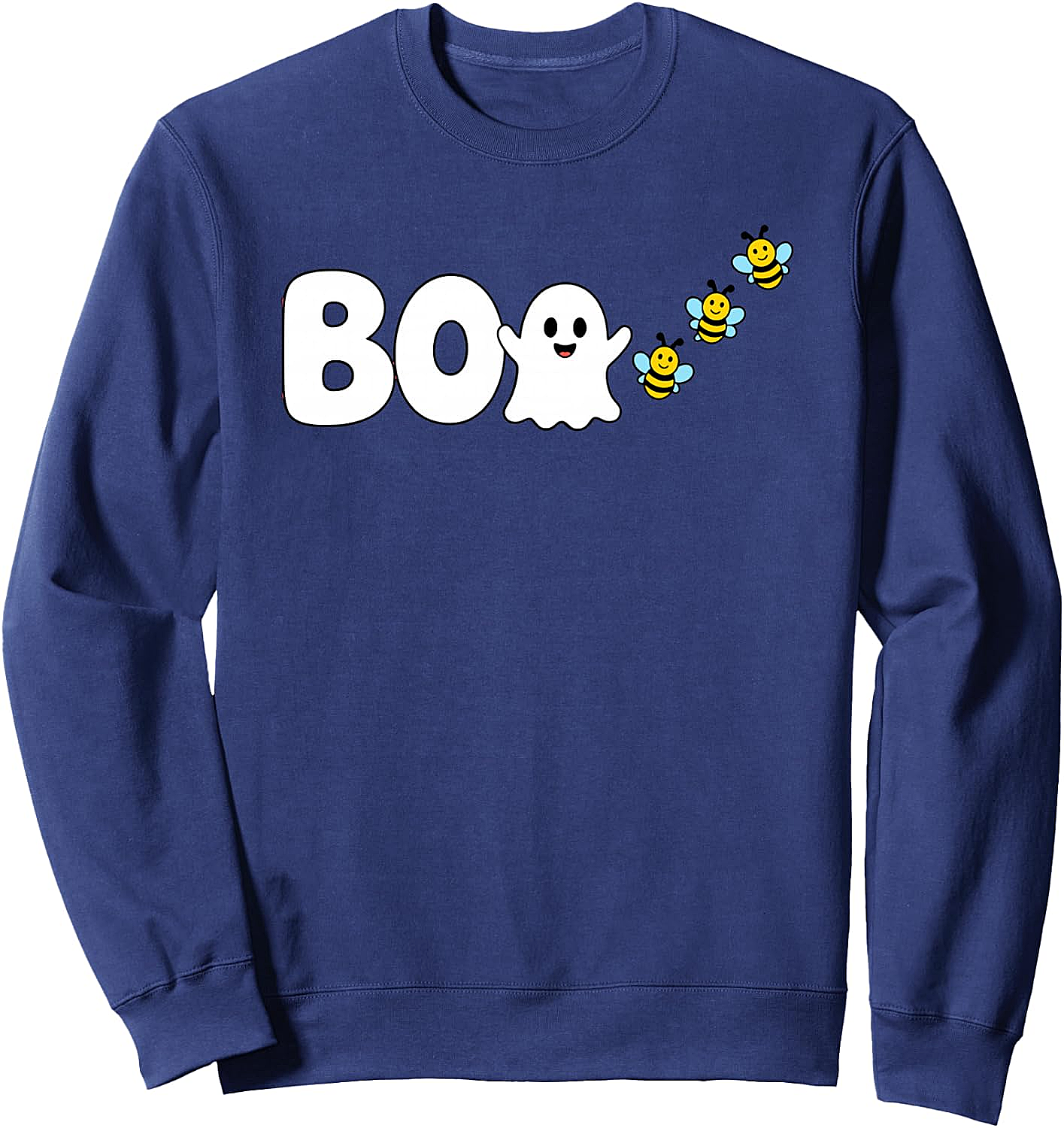 Funny Boo Bees Sweatshirt Halloween Ghost Bees Top