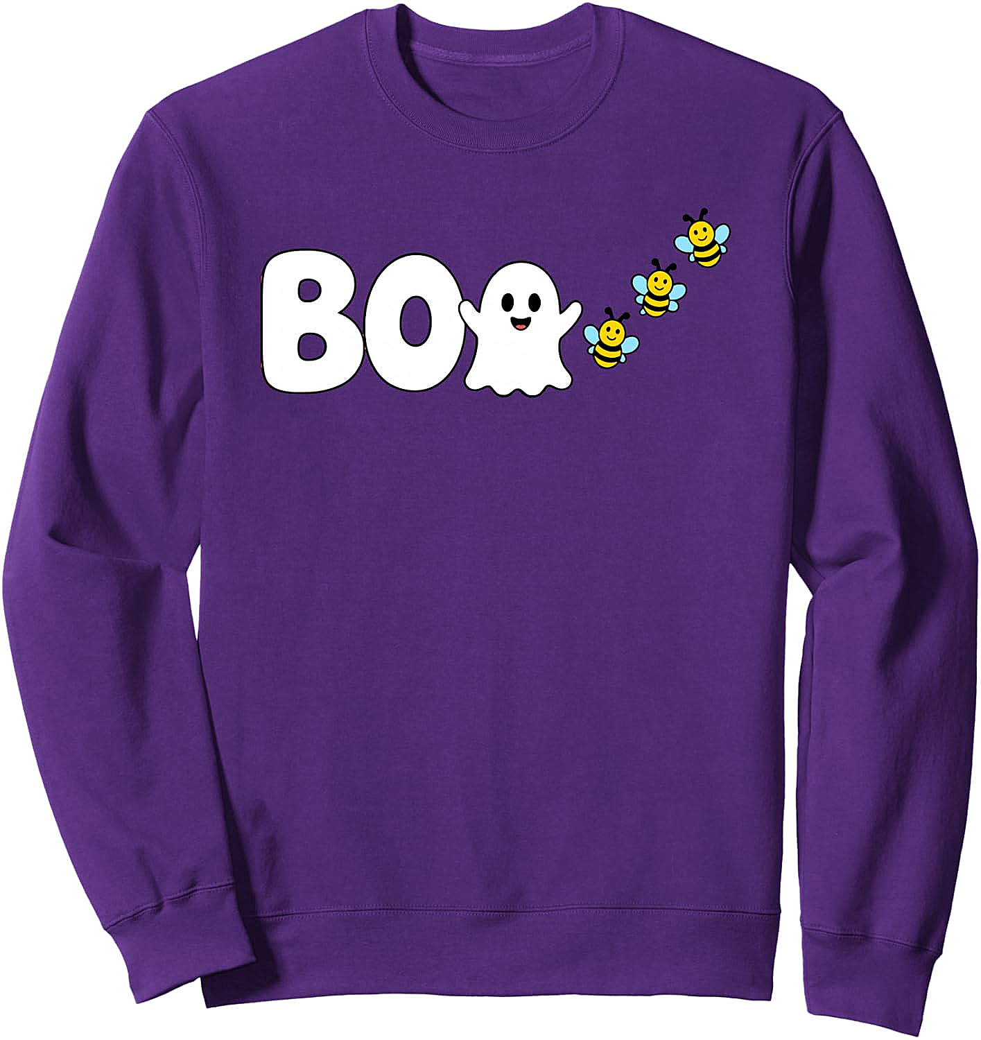 Funny Boo Bees Sweatshirt Halloween Ghost Bees Top