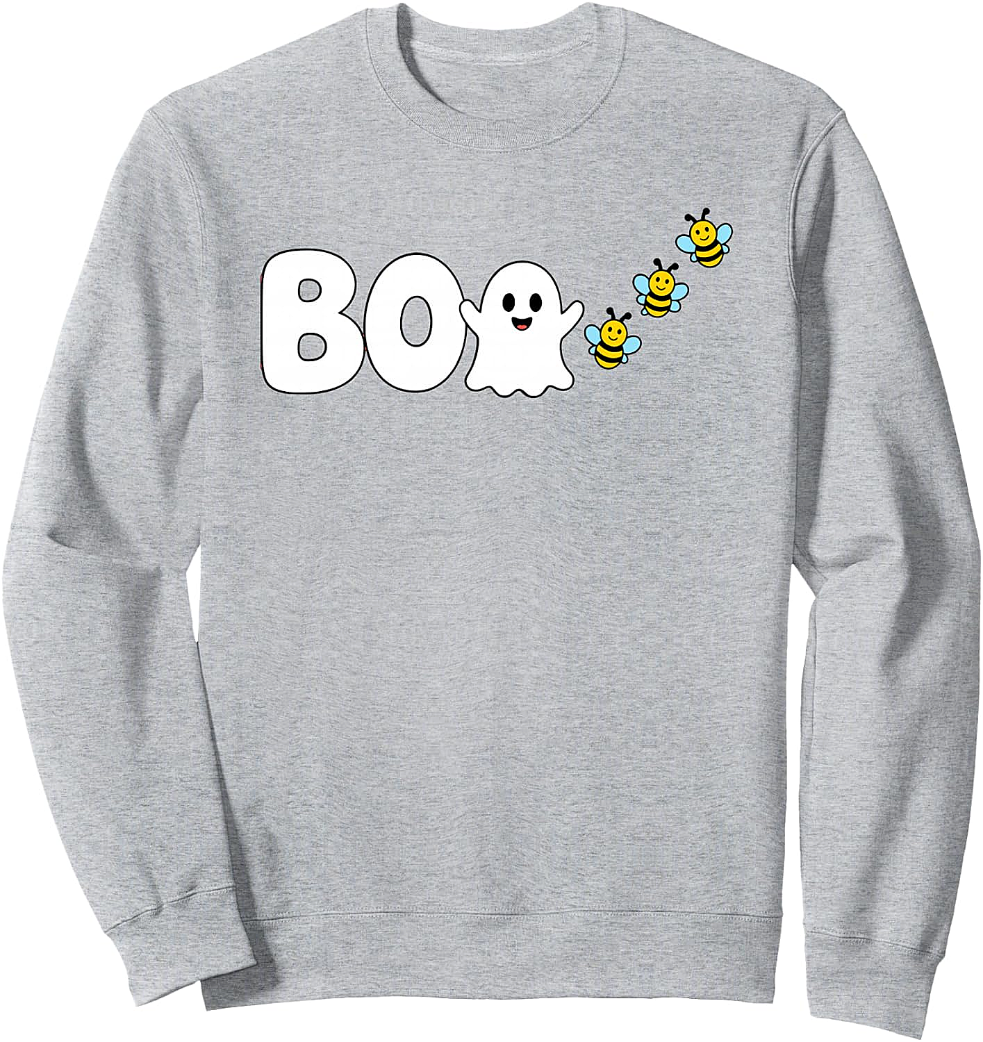 Funny Boo Bees Sweatshirt Halloween Ghost Bees Top