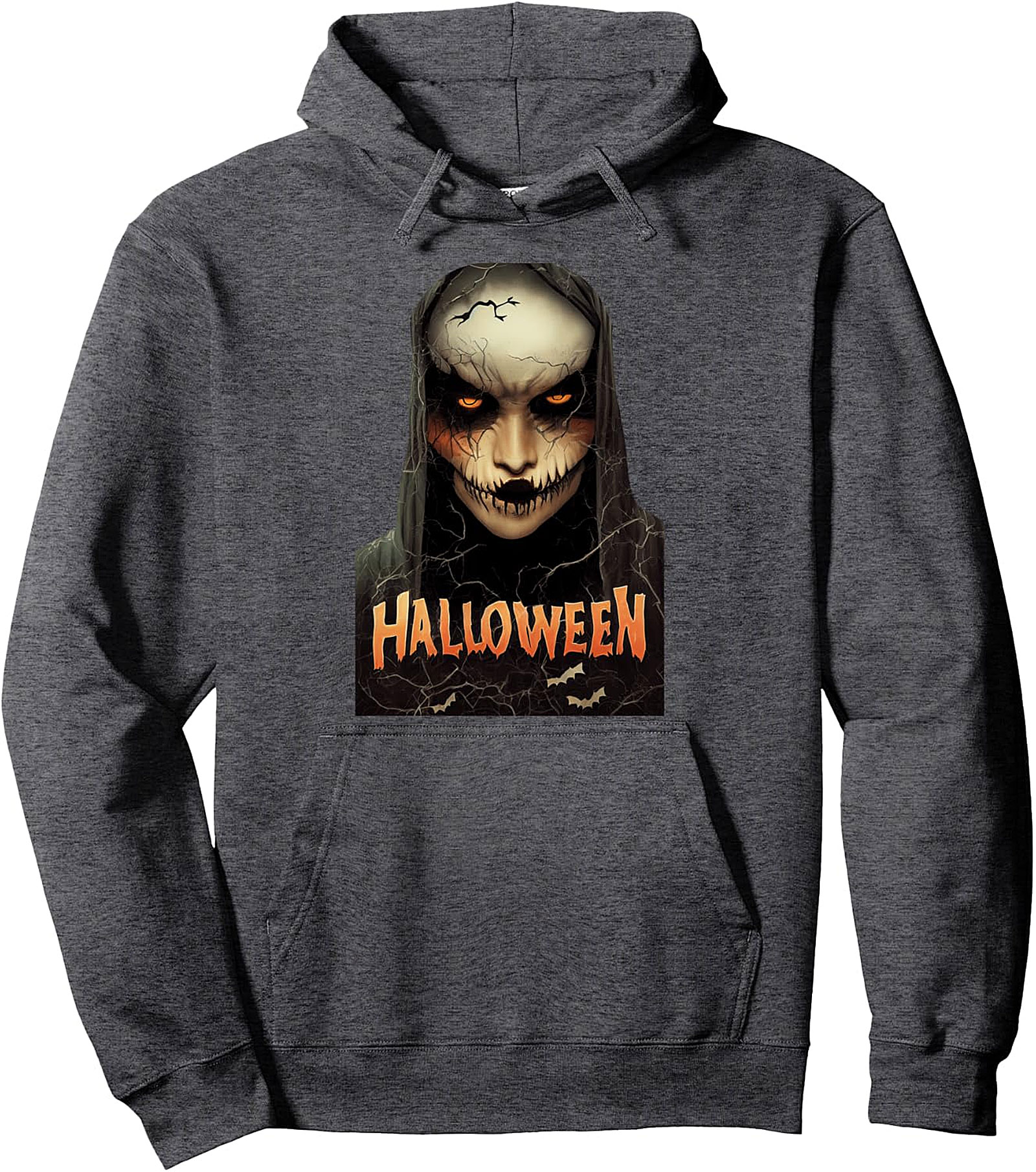  Horror Witch Scary Halloween Pullover Hoodie - Unisex