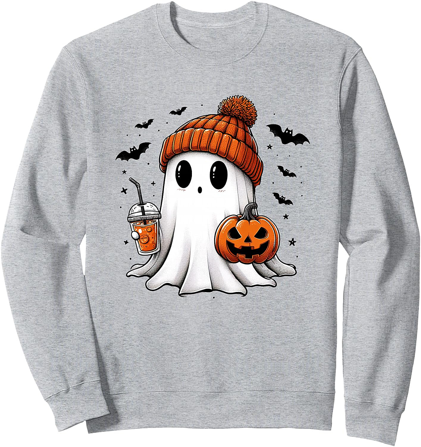 Cute Ghost Halloween Sweatshirt - Spooky Season Shirt