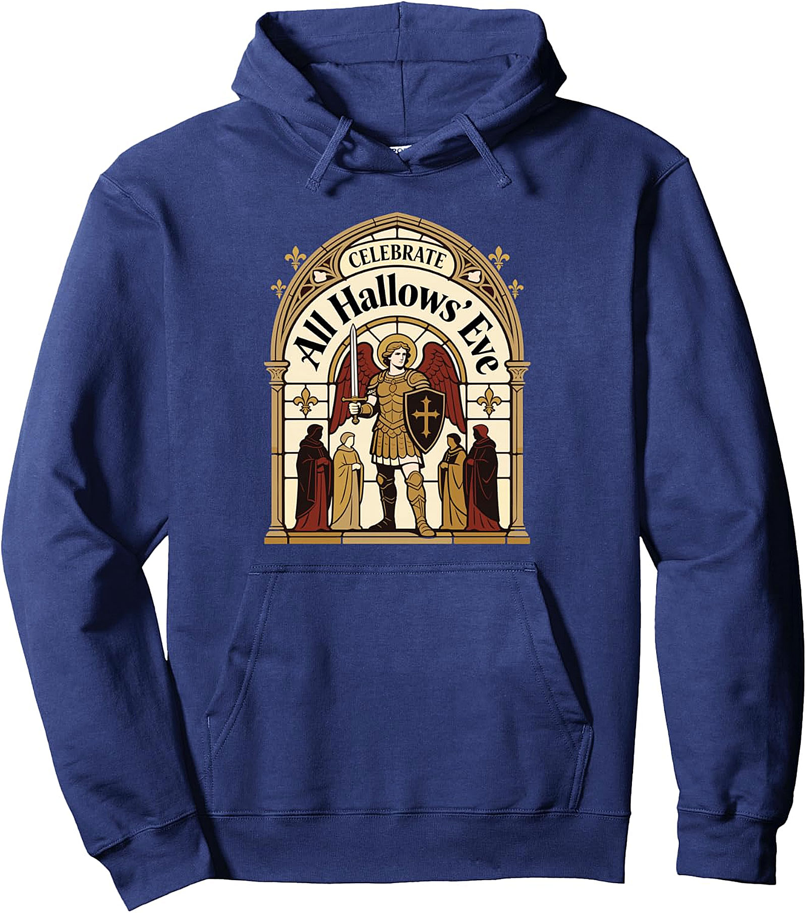 Celebrate All Hallows Eve Christian Angel Hoodie | Cozy Pullover