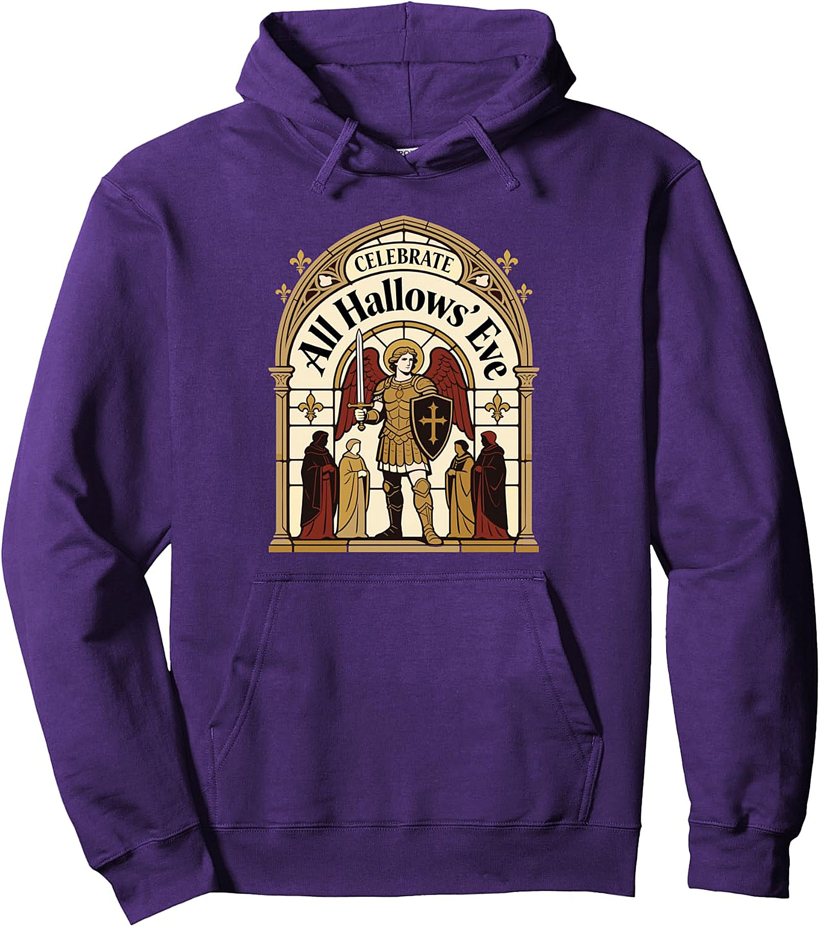 Celebrate All Hallows Eve Christian Angel Hoodie | Cozy Pullover