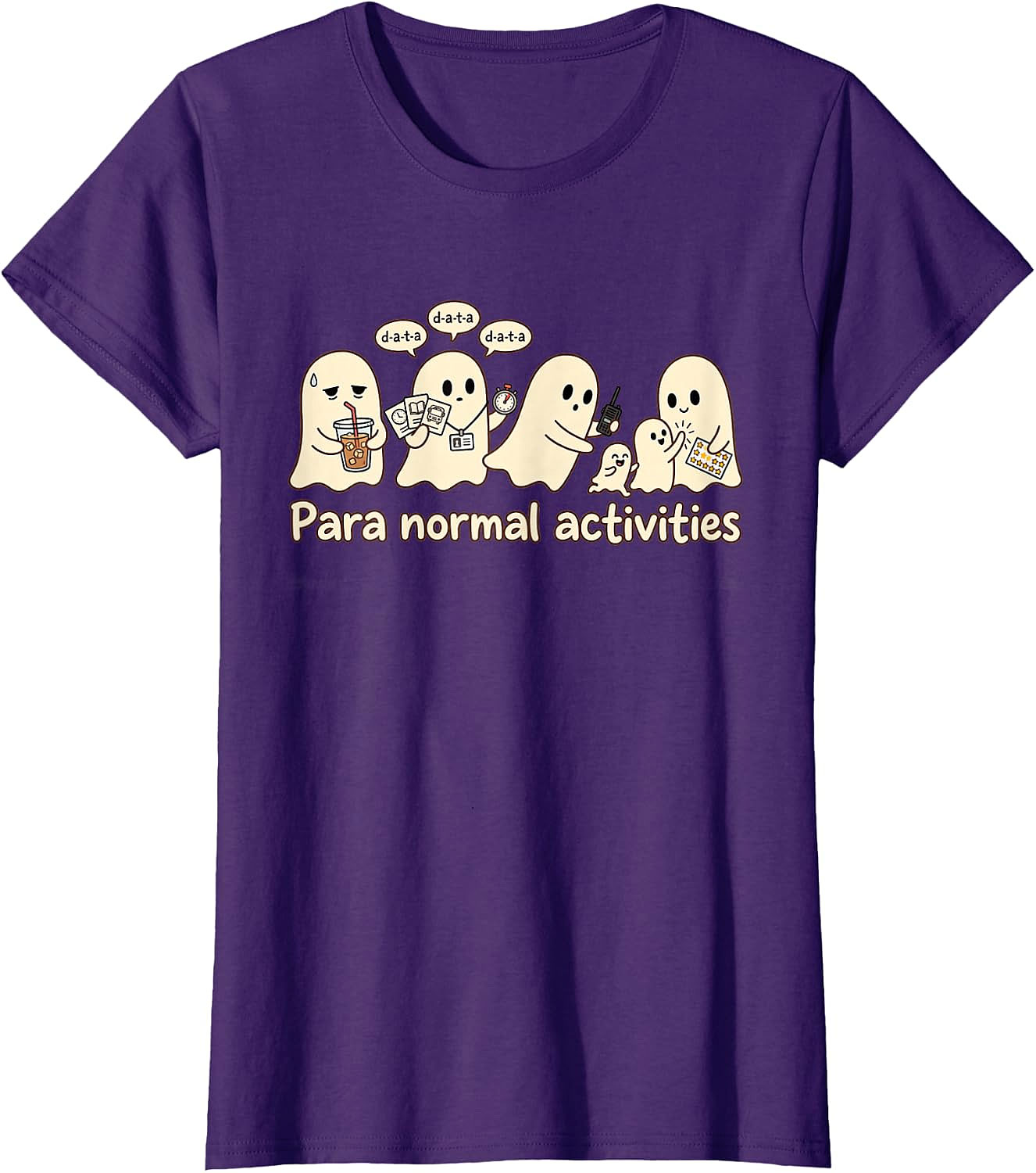 para Normal Activities Funny Ghost T-Shirt | Paranormal Tee