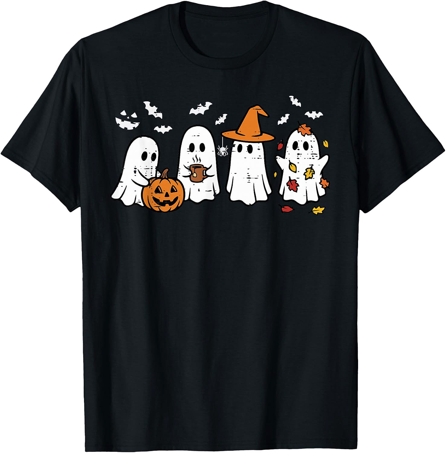 Cute Halloween Ghost T-Shirt | Funny Fall Graphic Tee