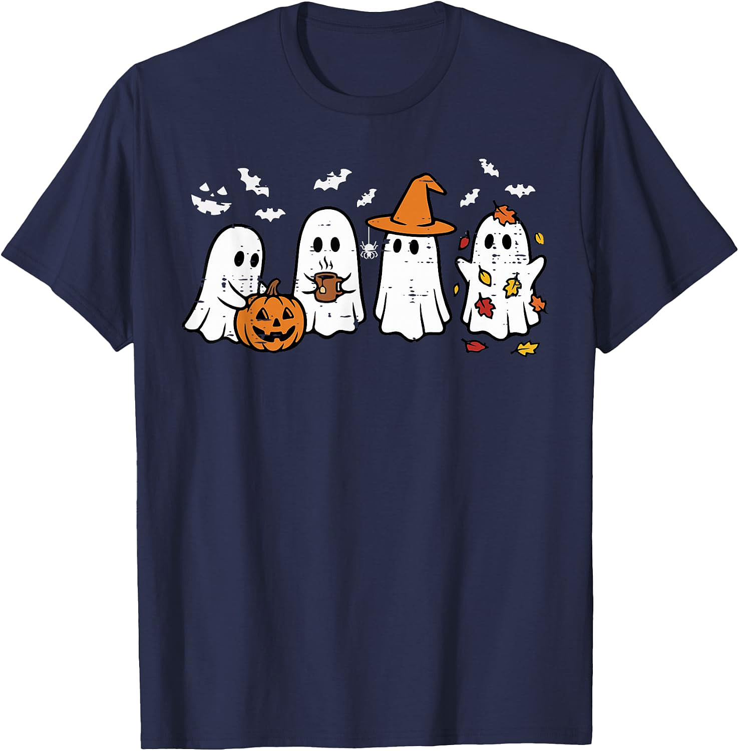 Cute Halloween Ghost T-Shirt | Funny Fall Graphic Tee